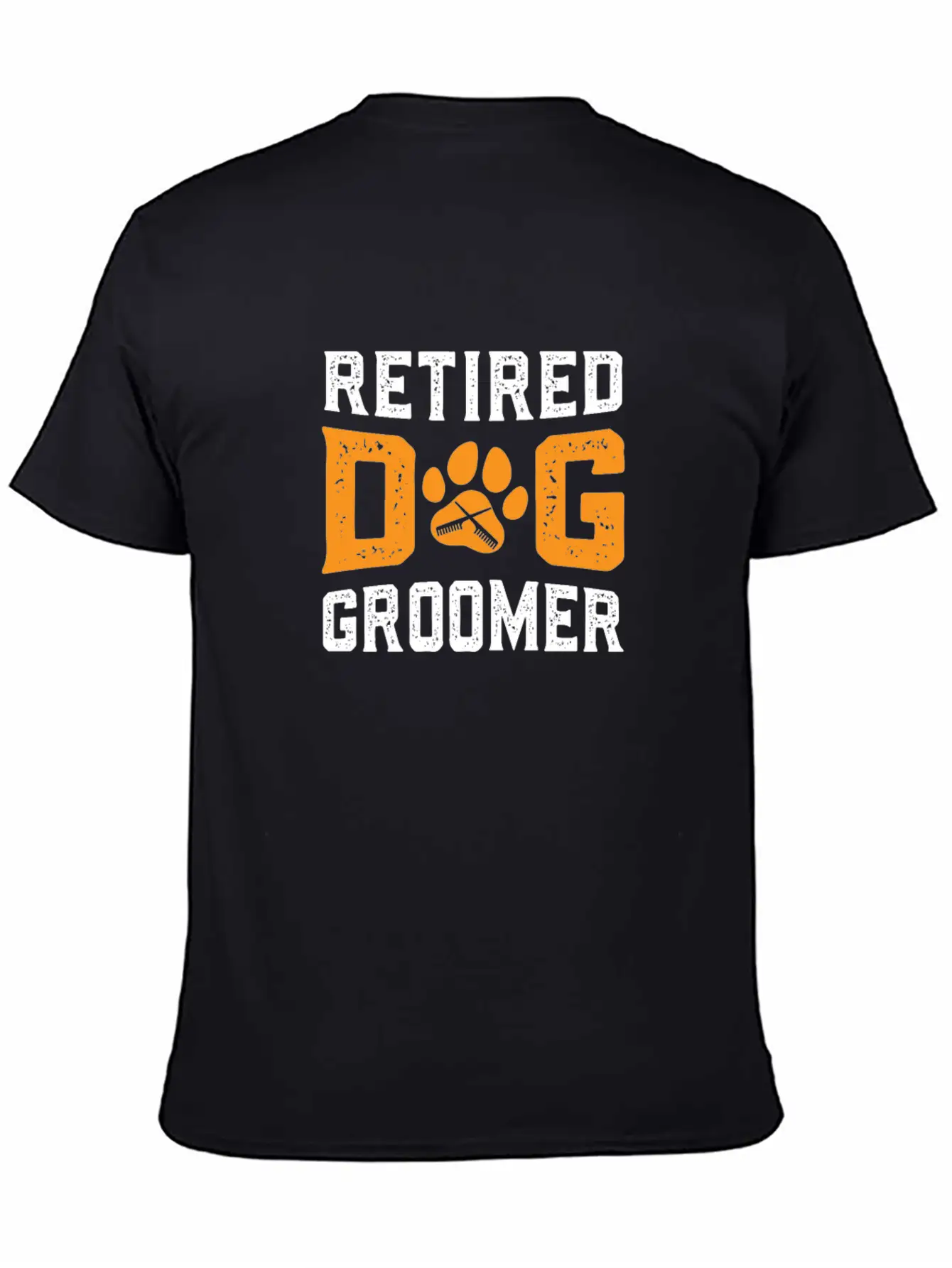 Retired Dog Groomer Fur Artist Retirement Party Unisex Casual T-Shirt – Clean Design For Daily Comfort