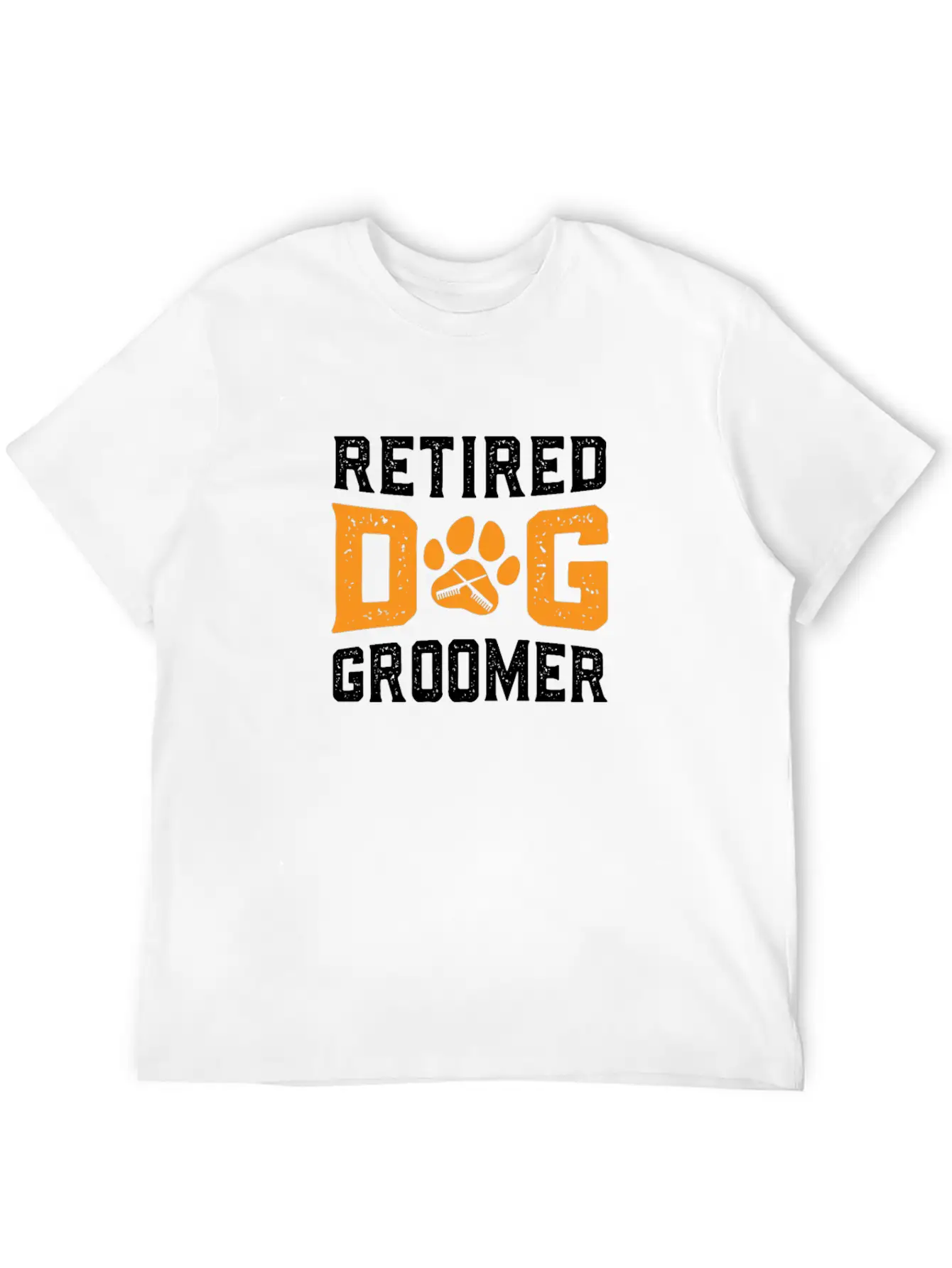 Retired Dog Groomer Fur Artist Retirement Party Unisex Casual T-Shirt – Clean Design For Daily Comfort