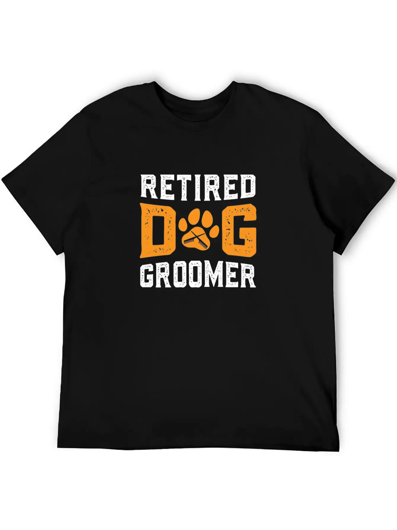 Retired Dog Groomer Fur Artist Retirement Party Unisex Casual T-Shirt – Clean Design For Daily Comfort