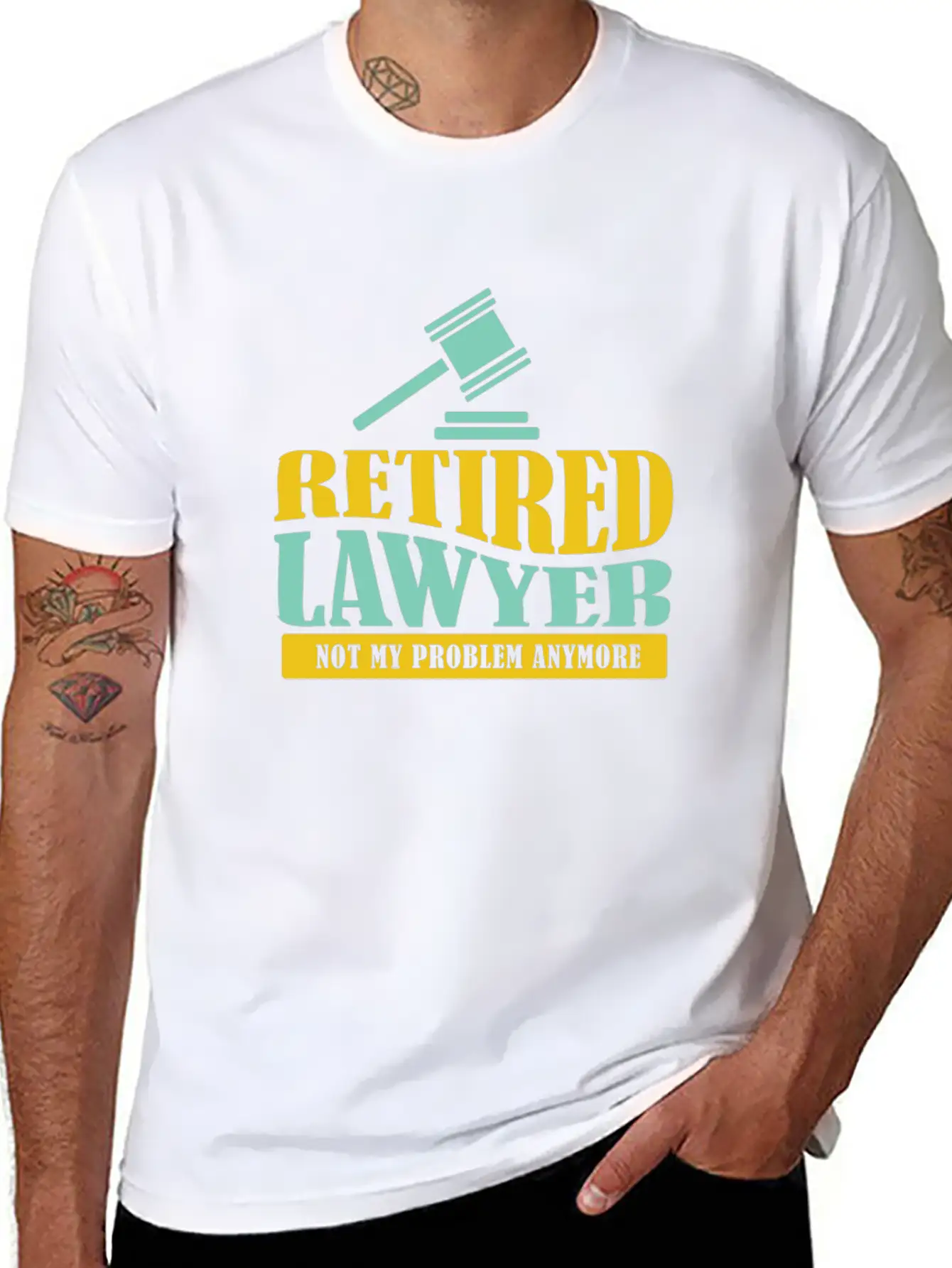 Retired Lawyer It Not My Problem Anymore Timeless Short Sleeve Tee – Comfy And Minimalist Design