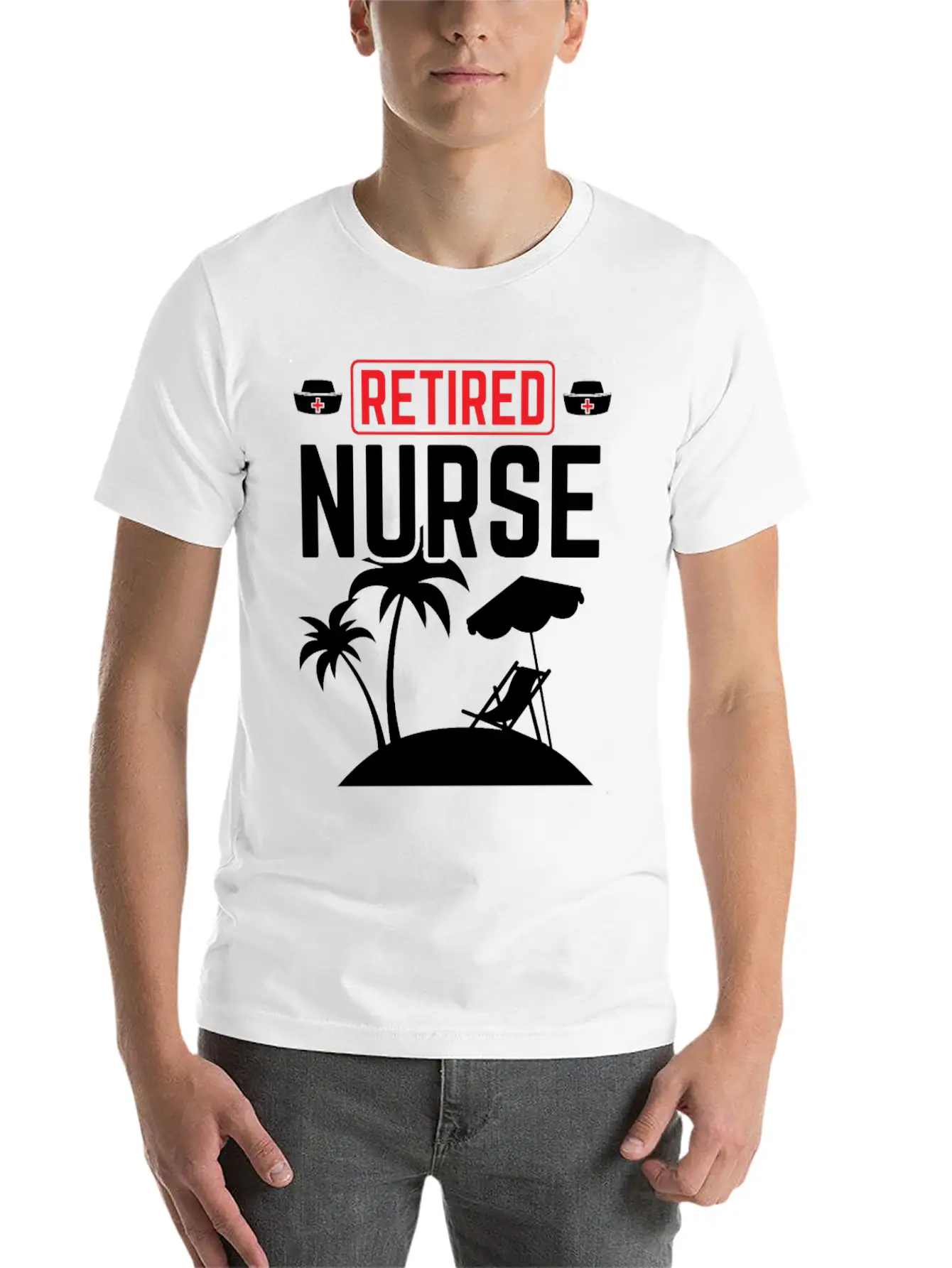 Retired Nurse Not My Problem Retirement Gift Idea Unisex Short Sleeve Soft Cotton T-Shirt – Casual Everyday Wear