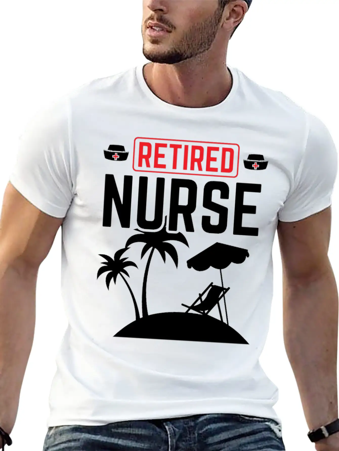 Retired Nurse Not My Problem Retirement Gift Idea Unisex Short Sleeve Soft Cotton T-Shirt – Casual Everyday Wear
