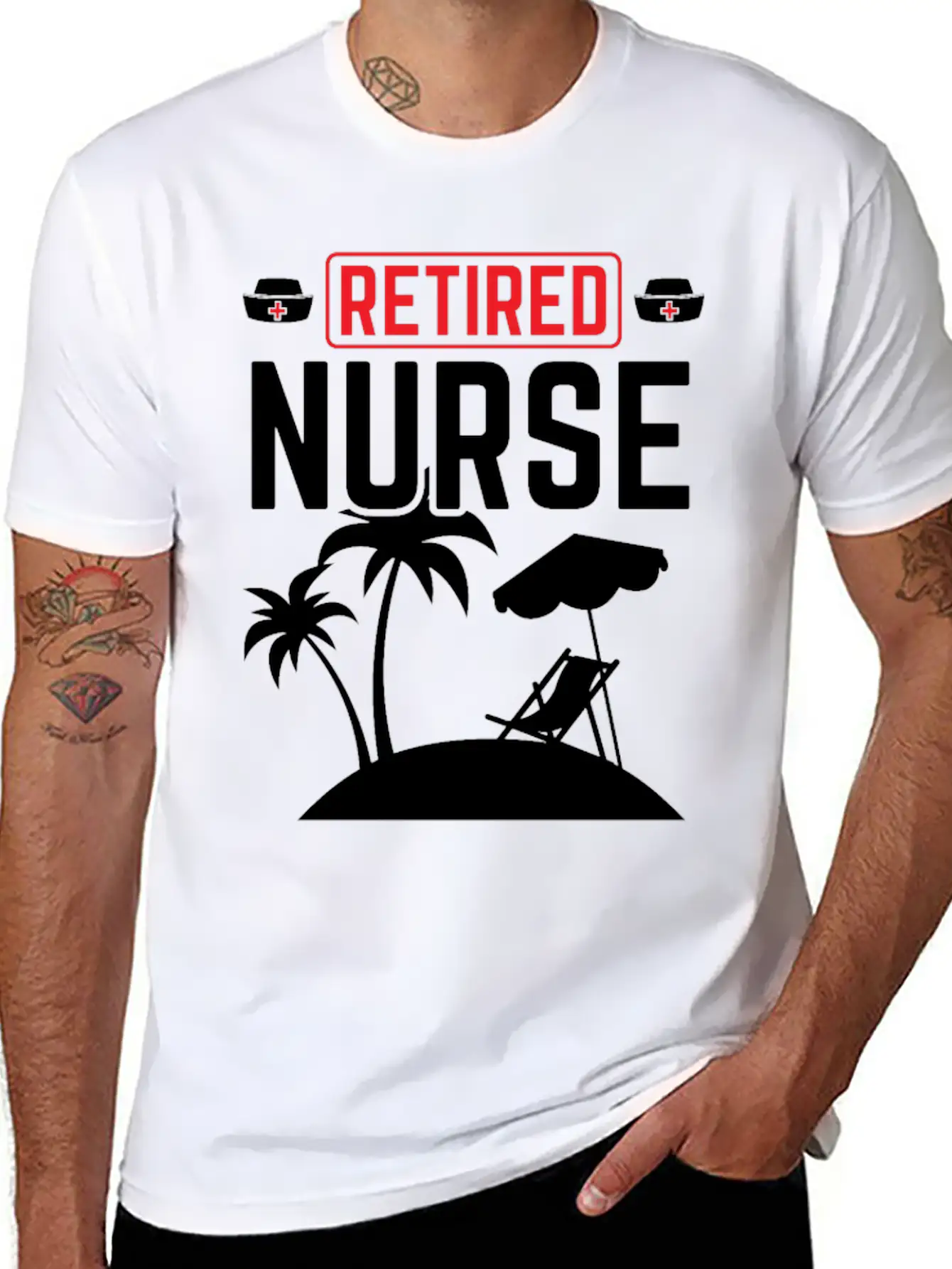 Retired Nurse Not My Problem Retirement Gift Idea Unisex Short Sleeve Soft Cotton T-Shirt – Casual Everyday Wear
