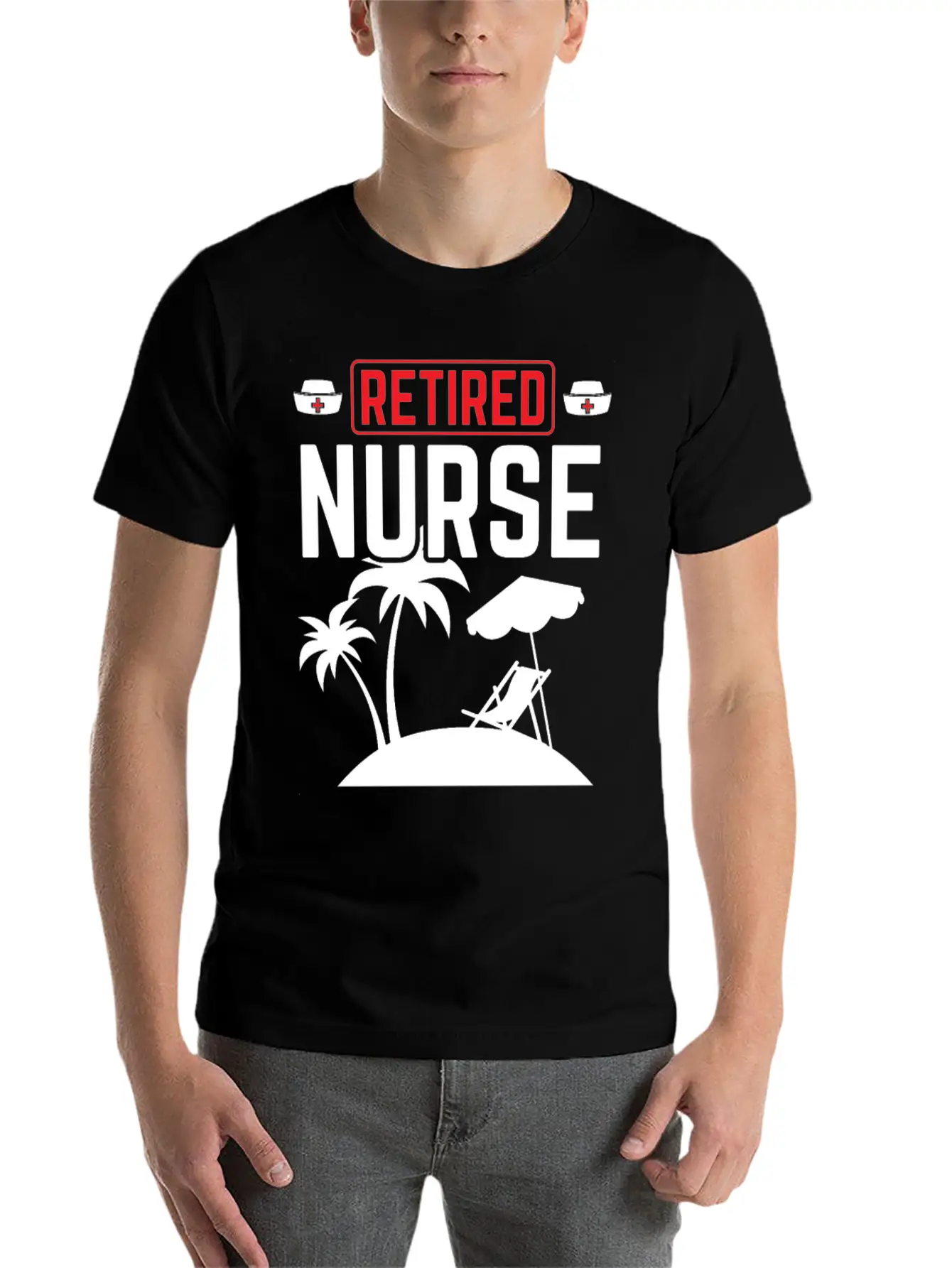 Retired Nurse Not My Problem Retirement Gift Idea Unisex Short Sleeve Soft Cotton T-Shirt – Casual Everyday Wear