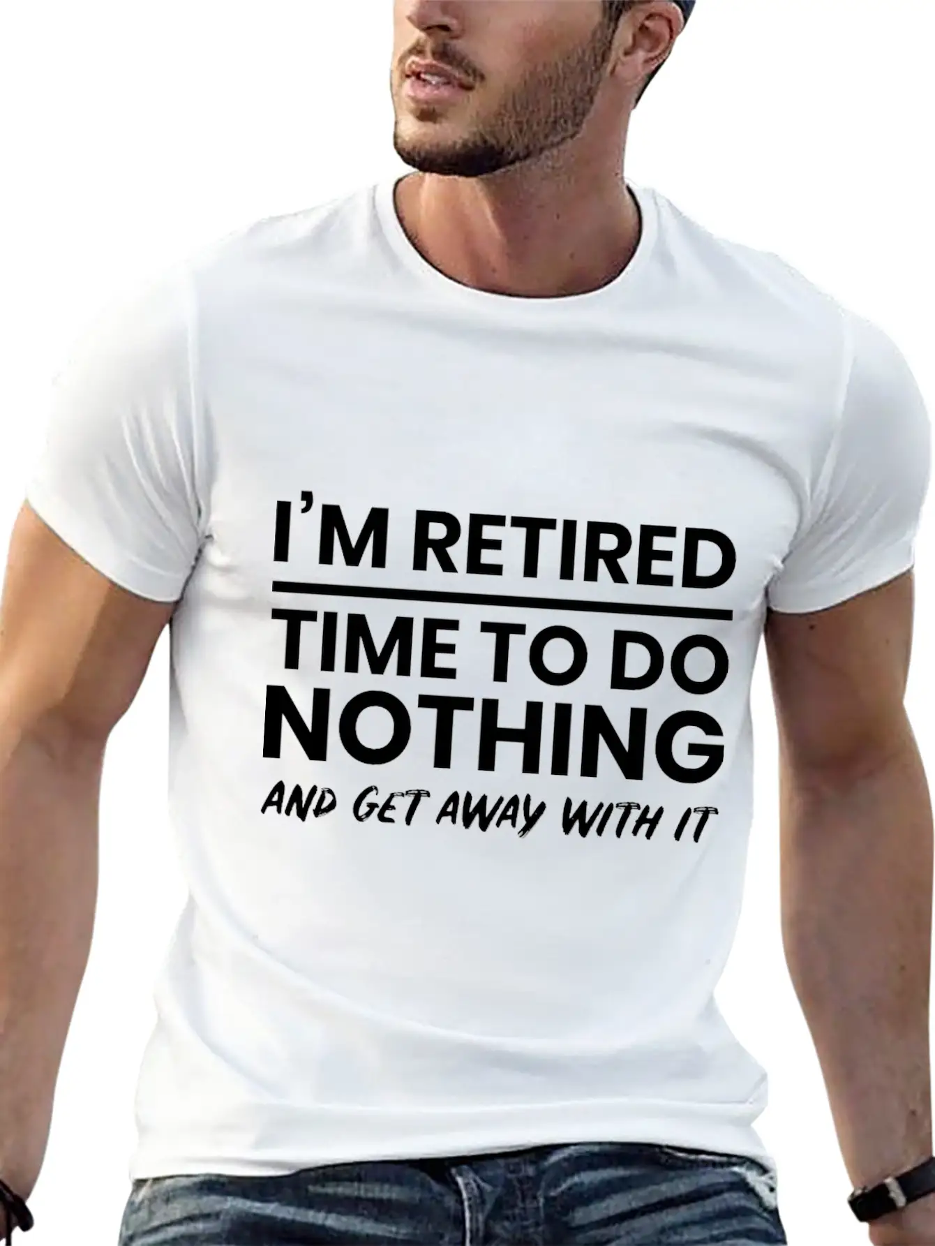 Retired Tired Lazy Sleep Unisex Short Sleeve Soft Cotton T-Shirt – Casual Everyday Wear