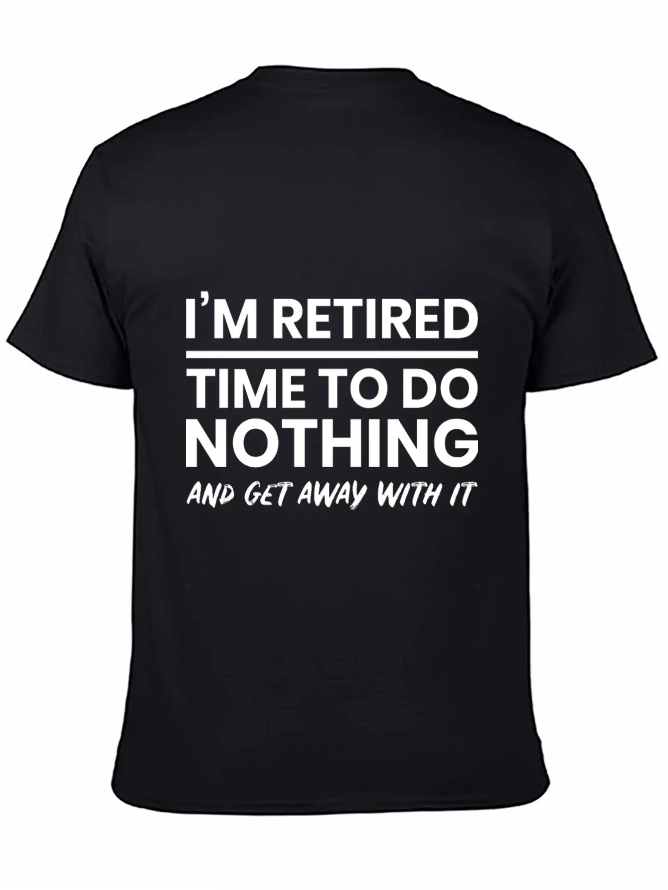 Retired Tired Lazy Sleep Unisex Short Sleeve Soft Cotton T-Shirt – Casual Everyday Wear