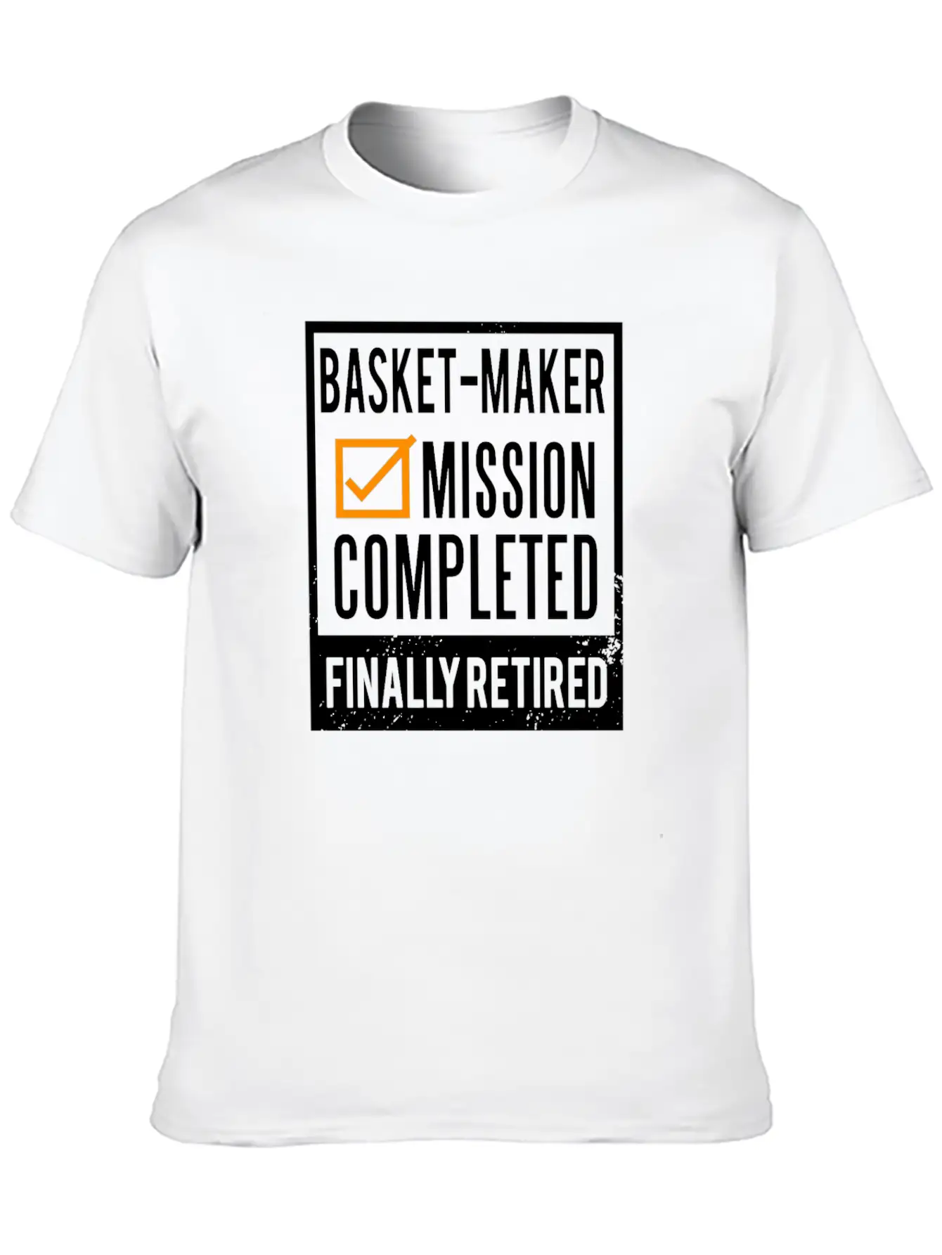 Retirement - Retired Basket-Maker Essential Unisex Summer Tee – Soft Cotton Casual Fit