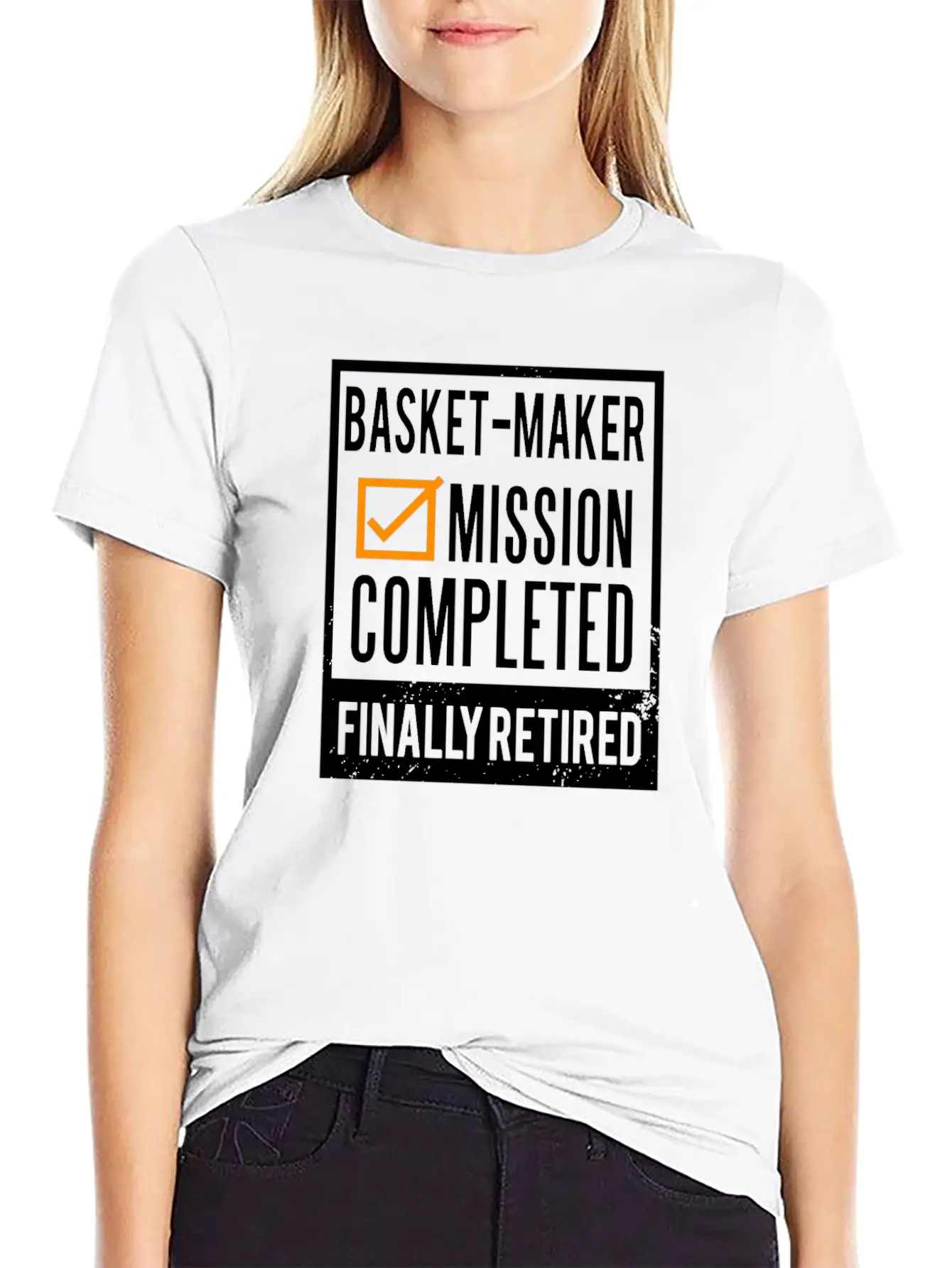 Retirement - Retired Basket-Maker Essential Unisex Summer Tee – Soft Cotton Casual Fit