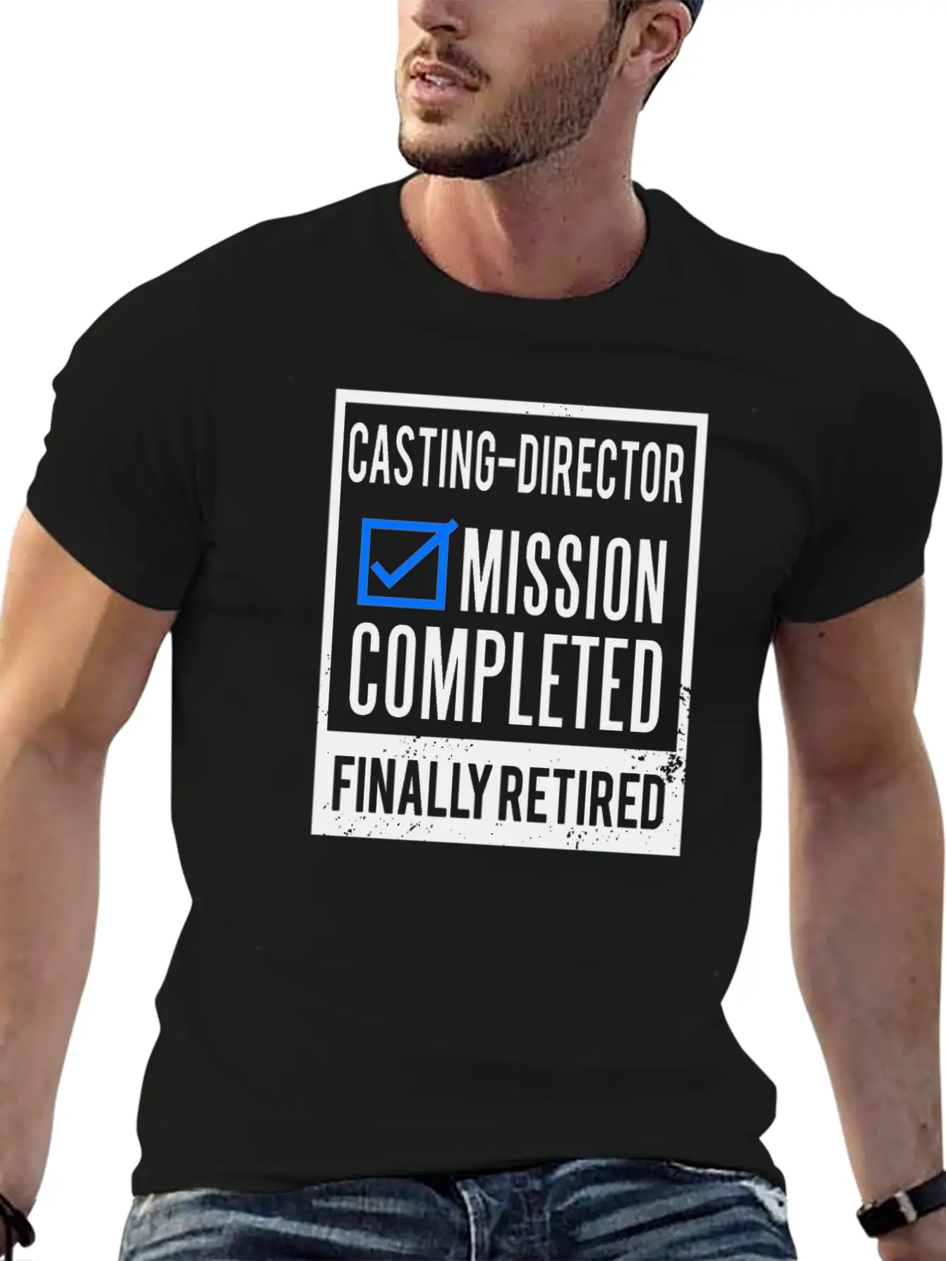 Retirement - Retired Casting-Director Stylish Everyday T-Shirt – Unisex Basic Cotton Tee