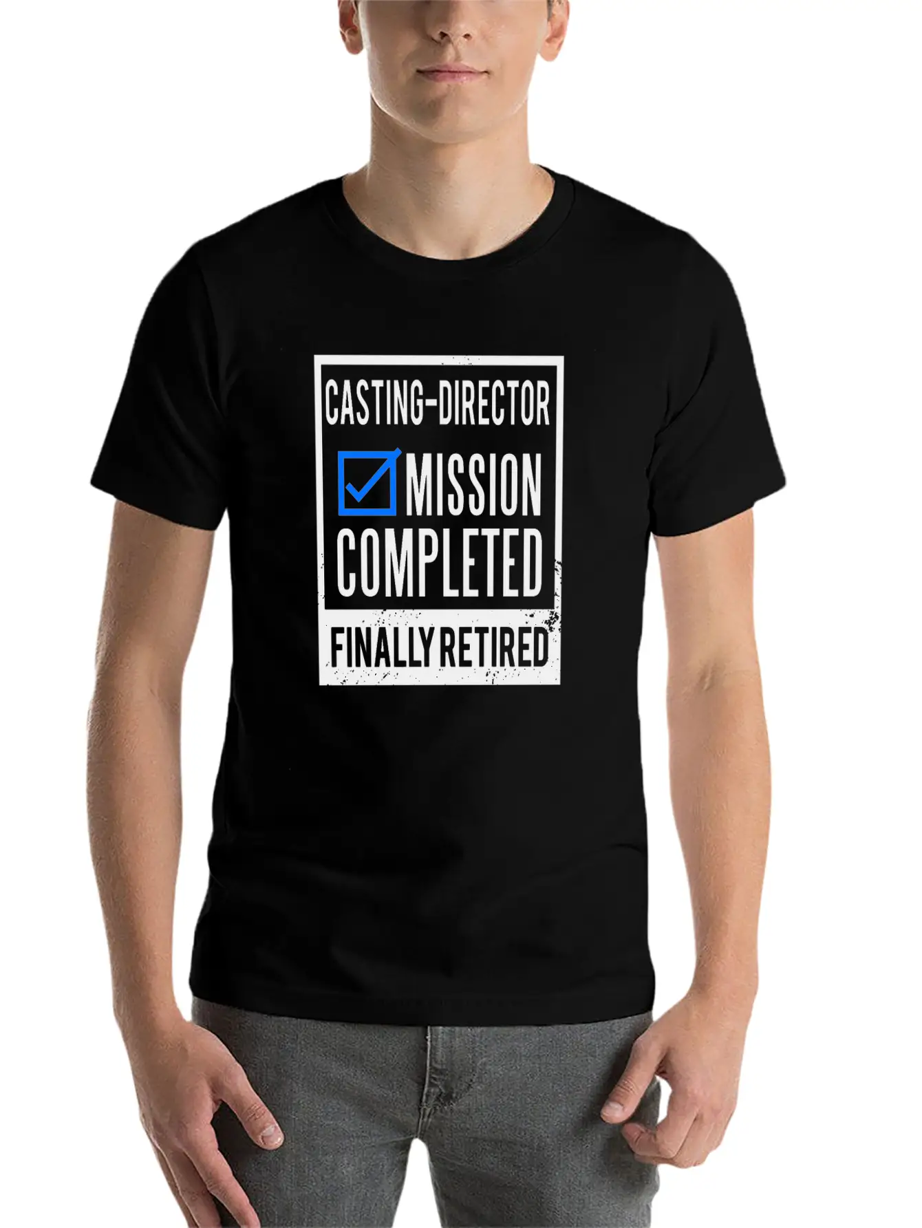 Retirement - Retired Casting-Director Stylish Everyday T-Shirt – Unisex Basic Cotton Tee
