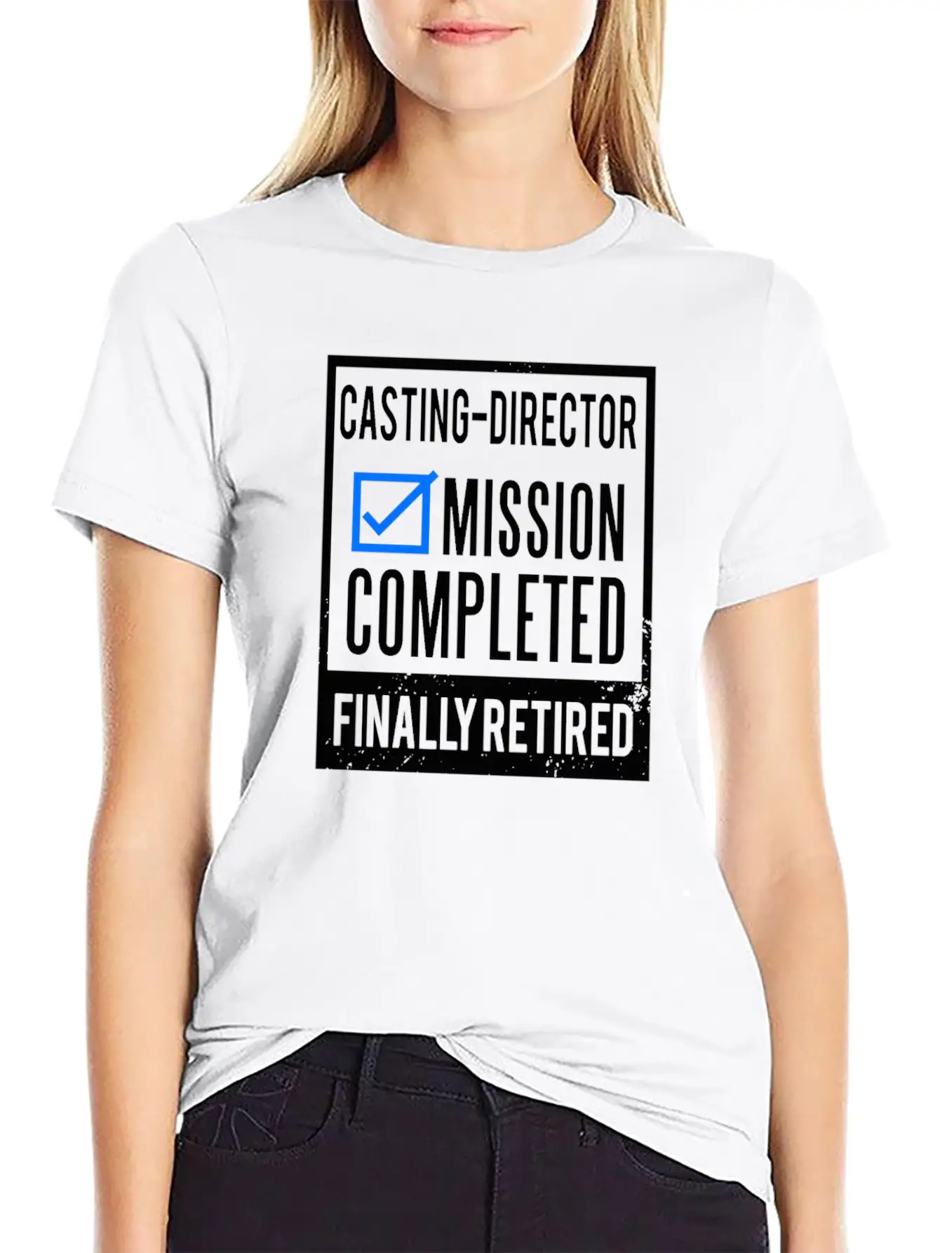 Retirement - Retired Casting-Director Stylish Everyday T-Shirt – Unisex Basic Cotton Tee