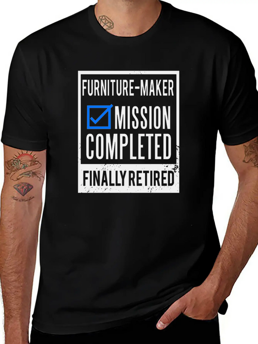 Retirement - Retired Furniture-maker Basic Graphic T-Shirt – Daily Comfort In Soft Cotton