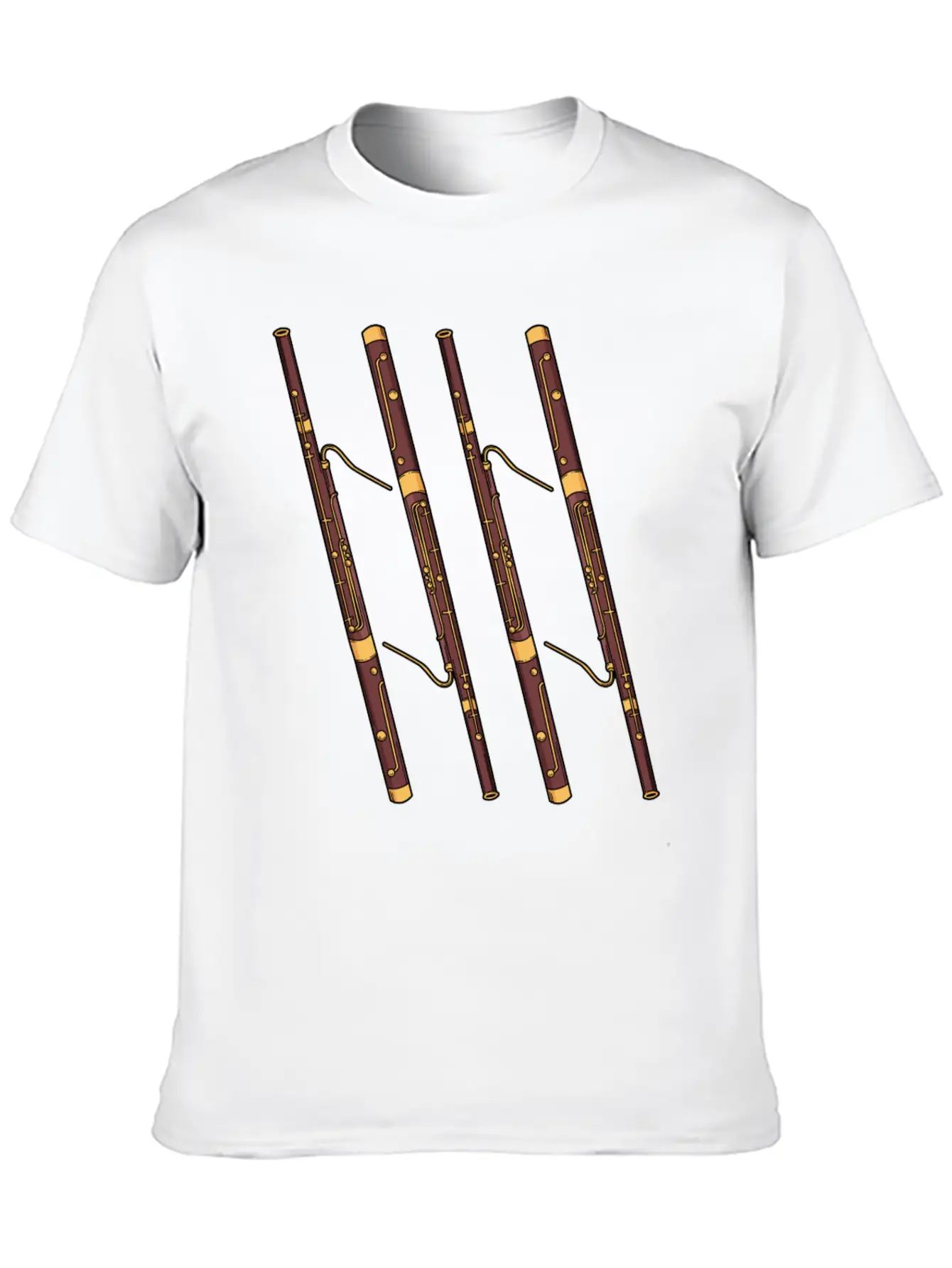Retro Bassoon Retro Jazz Music Bassoonist Bassoon Unisex Casual T-Shirt – Clean Design For Daily Comfort
