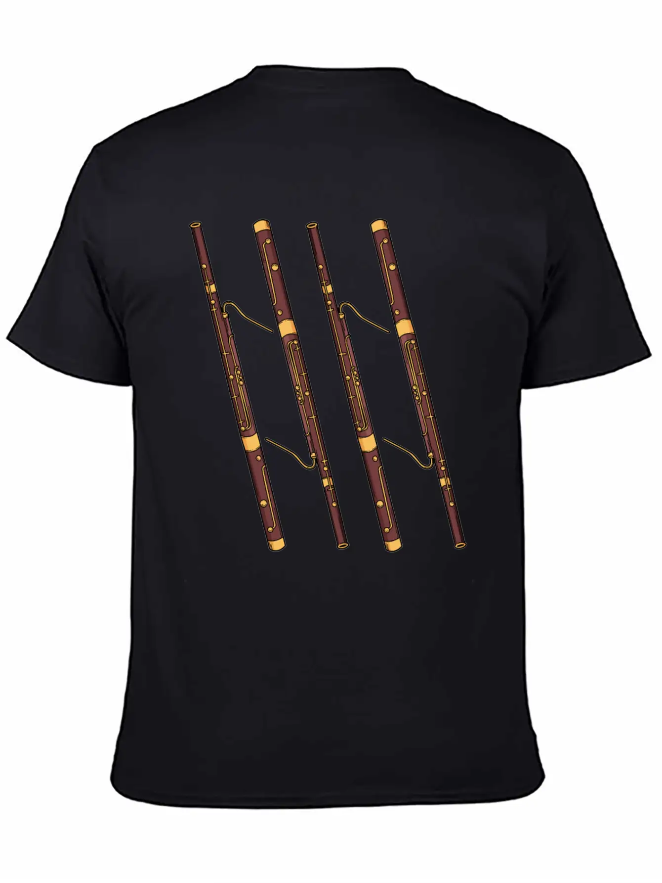 Retro Bassoon Retro Jazz Music Bassoonist Bassoon Unisex Casual T-Shirt – Clean Design For Daily Comfort