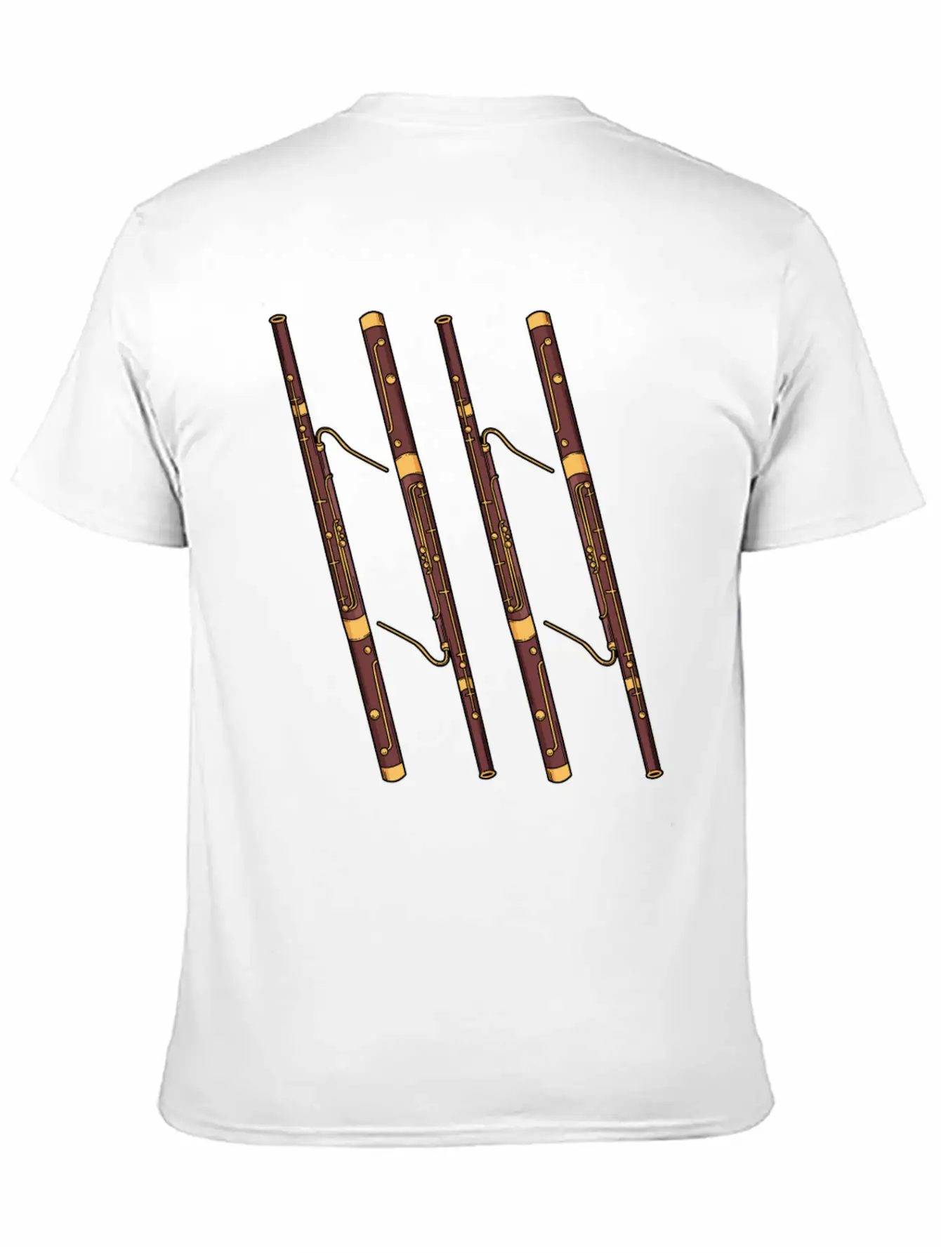 Retro Bassoon Retro Jazz Music Bassoonist Bassoon Unisex Casual T-Shirt – Clean Design For Daily Comfort