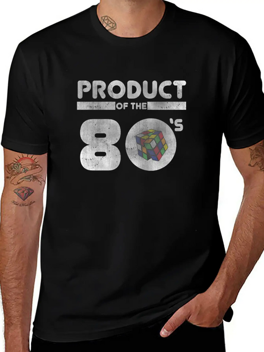 Retro Comfortable Minimalist Graphic Tee – Summer Style Essential