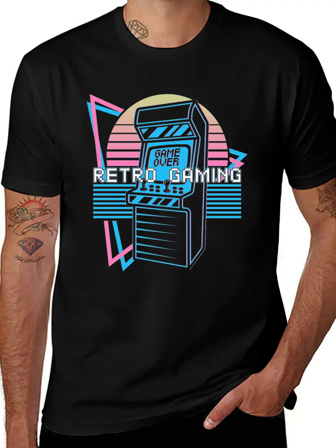 Retro Gaming Gamer Stylish Everyday T-Shirt – Unisex Basic Cotton Tee