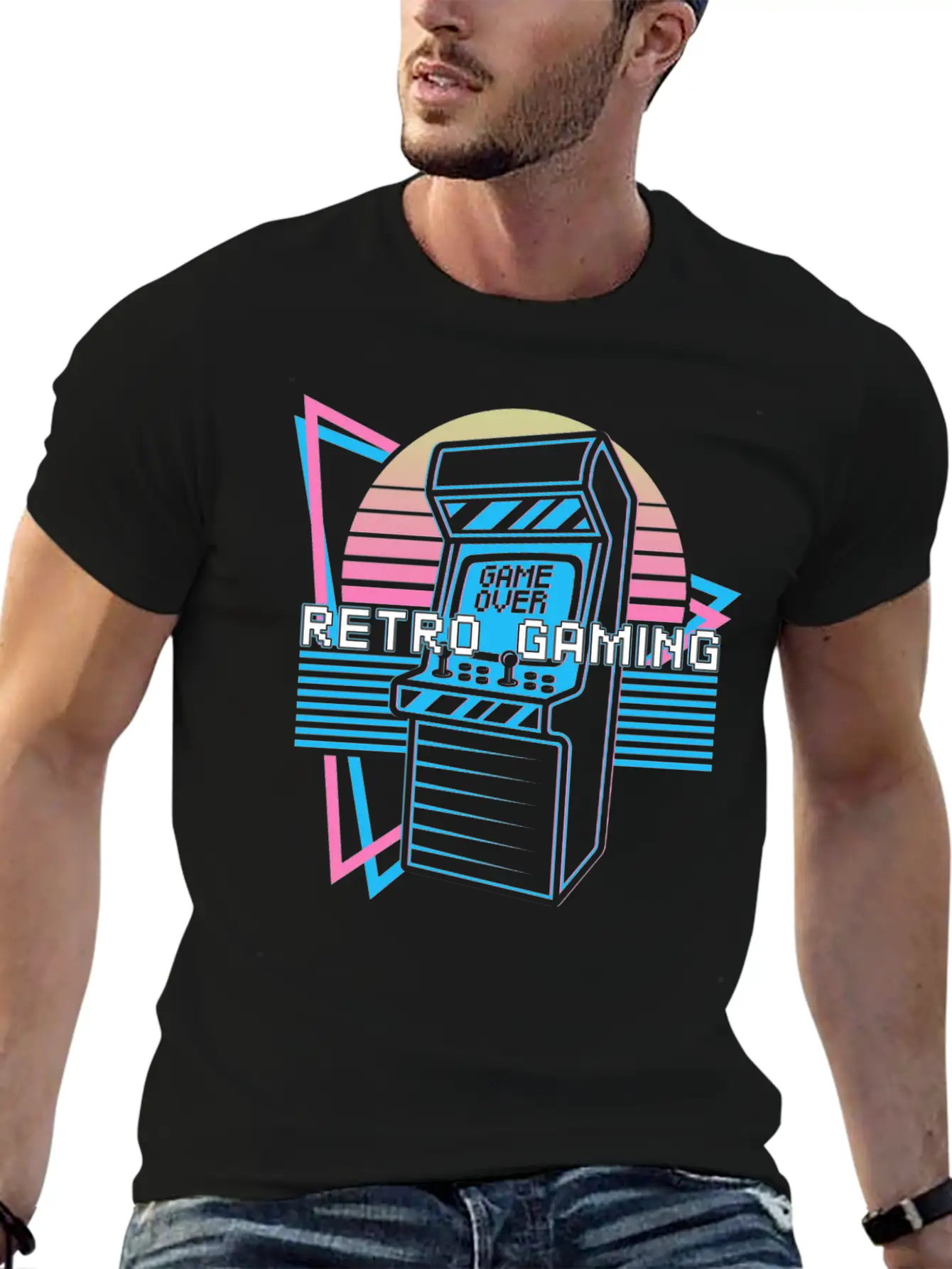 Retro Gaming Gamer Stylish Everyday T-Shirt – Unisex Basic Cotton Tee