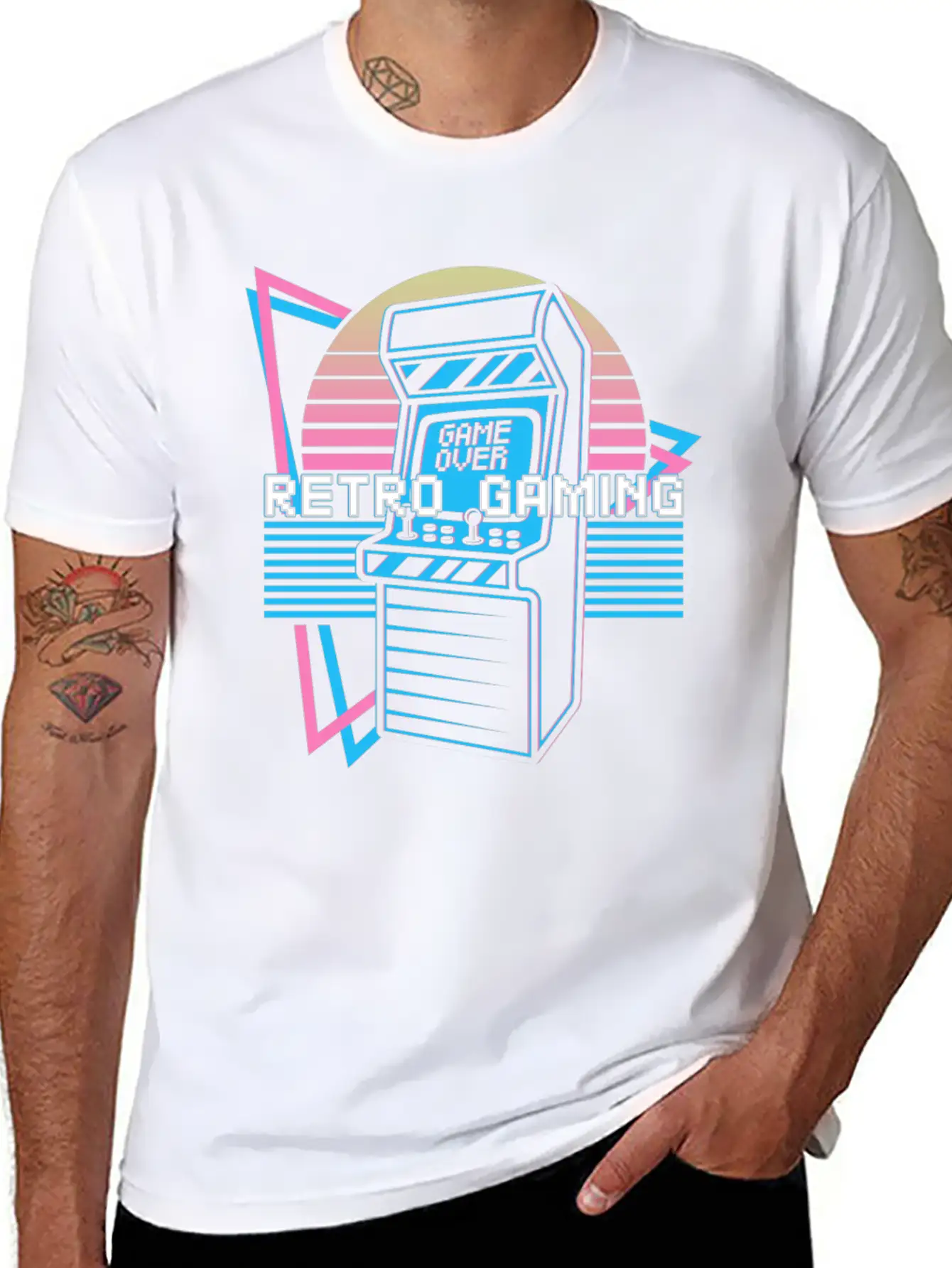 Retro Gaming Gamer Stylish Everyday T-Shirt – Unisex Basic Cotton Tee