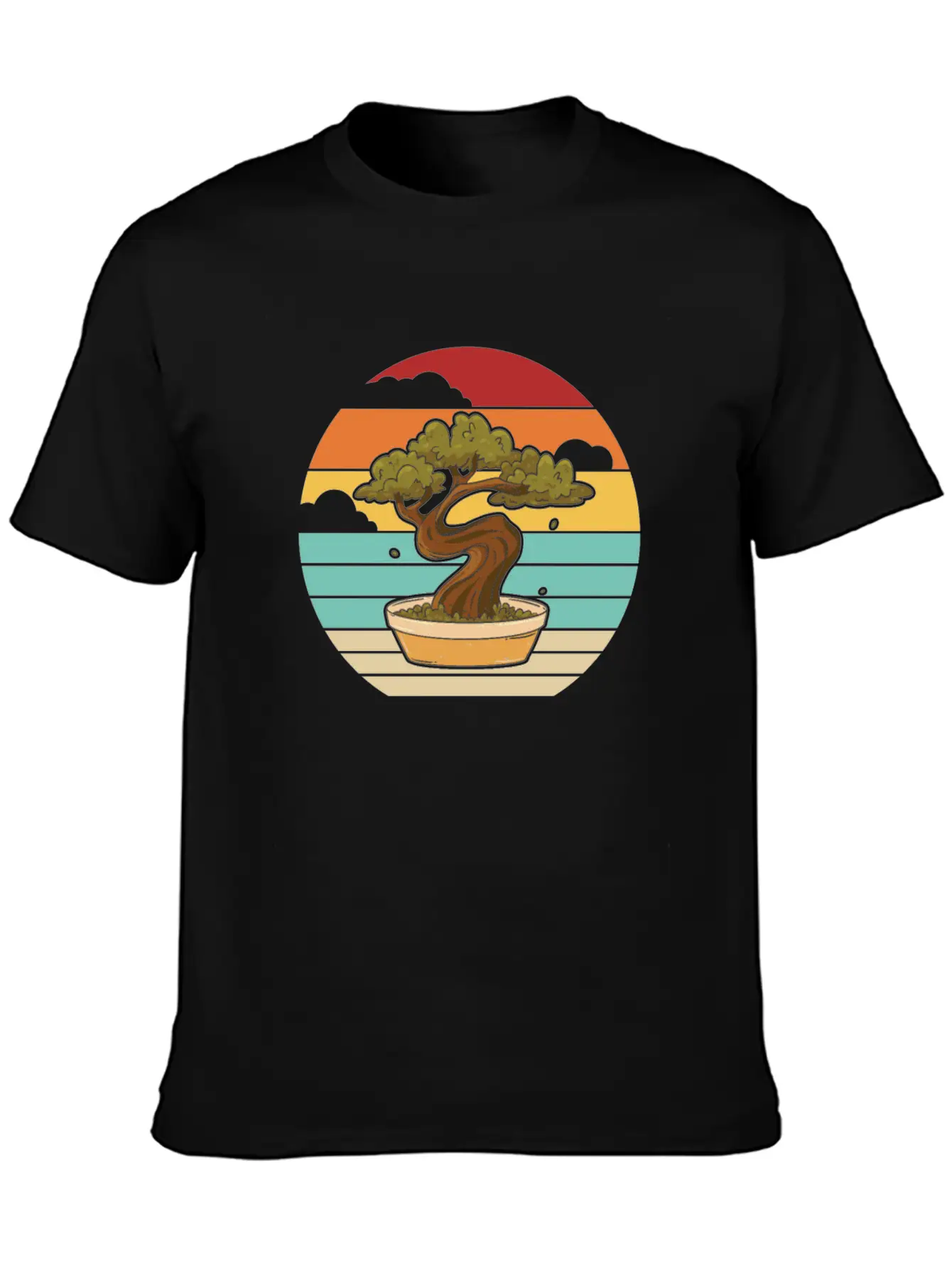 Retro Indoor Bonsai Bonsai Pots Penjing Comfortable Minimalist Graphic Tee – Summer Style Essential