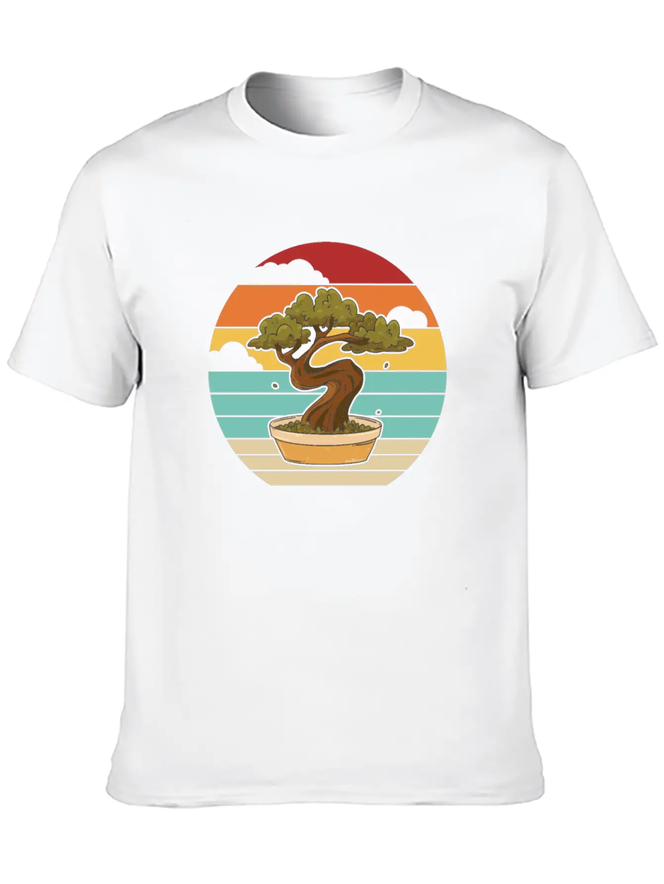 Retro Indoor Bonsai Bonsai Pots Penjing Comfortable Minimalist Graphic Tee – Summer Style Essential