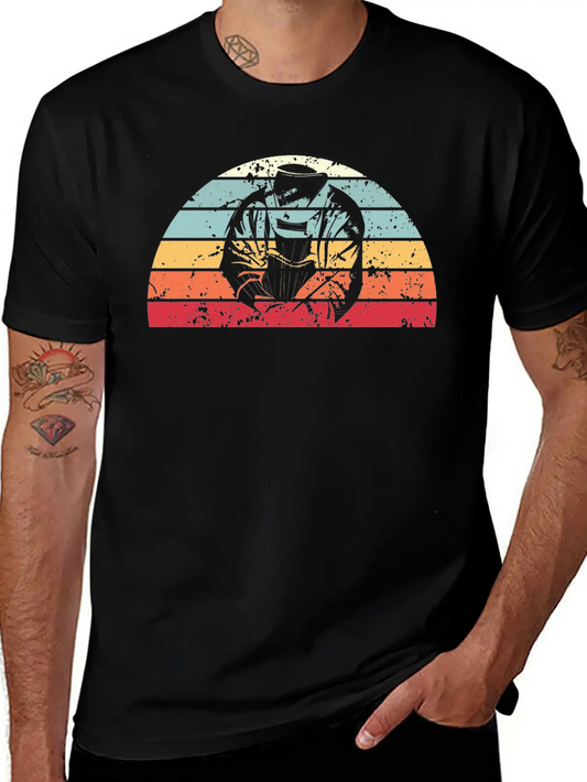 Retro Metalworking Sunset Vintage Welding Sunrise Timeless Short Sleeve Tee – Comfy And Minimalist Design
