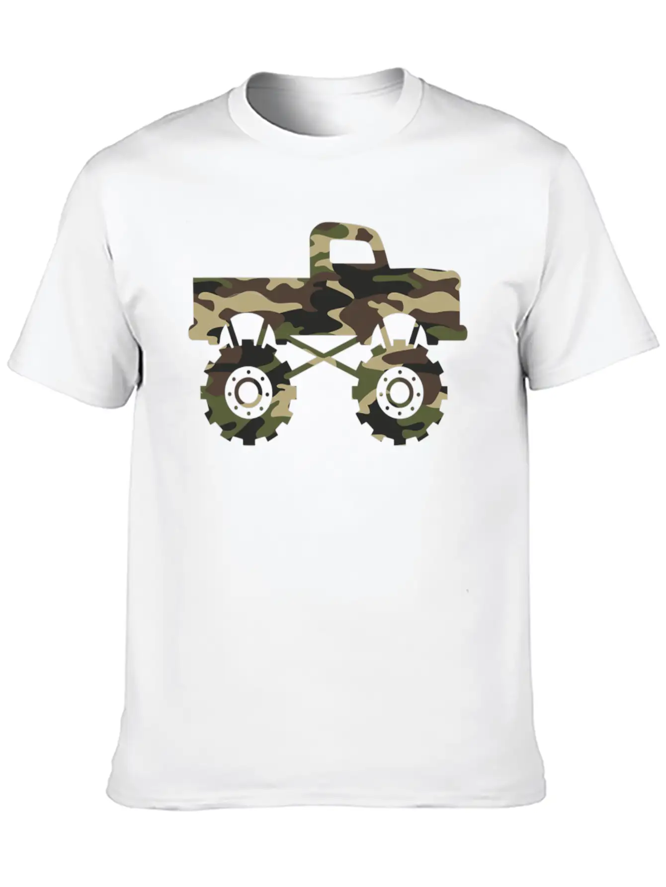 Retro Monster Truck Unisex Casual T-Shirt – Clean Design For Daily Comfort