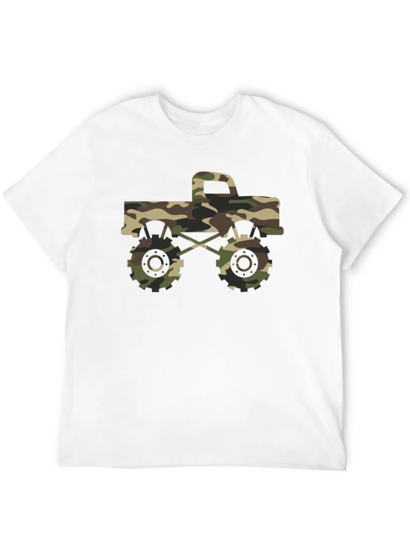 Retro Monster Truck Unisex Casual T-Shirt – Clean Design For Daily Comfort