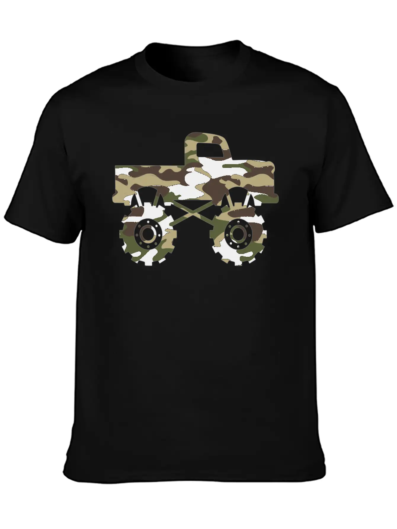 Retro Monster Truck Unisex Casual T-Shirt – Clean Design For Daily Comfort