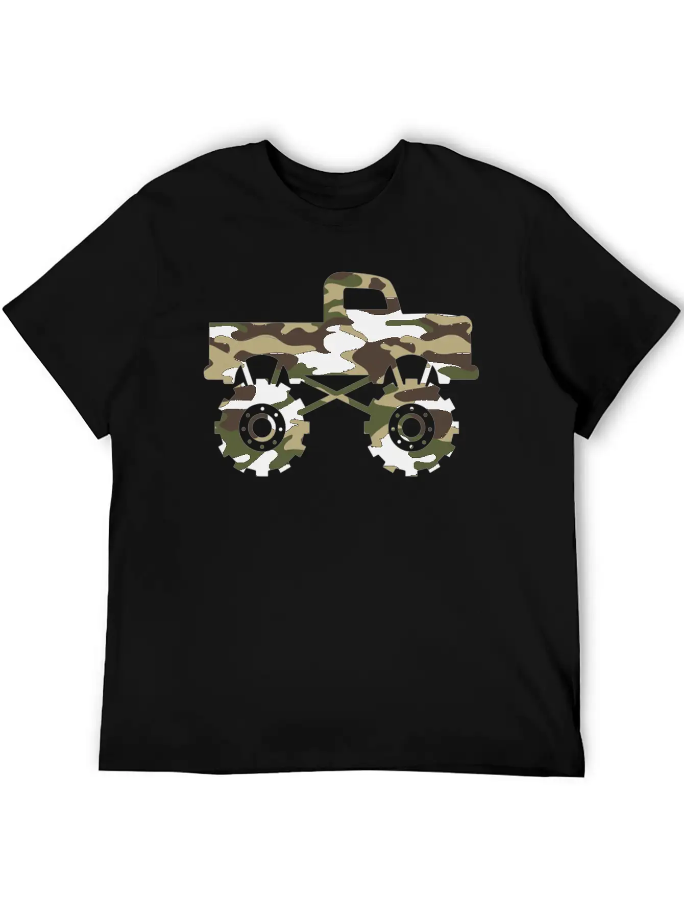Retro Monster Truck Unisex Casual T-Shirt – Clean Design For Daily Comfort