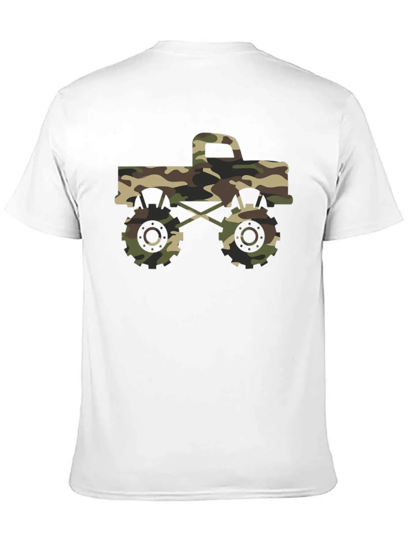 Retro Monster Truck Unisex Casual T-Shirt – Clean Design For Daily Comfort