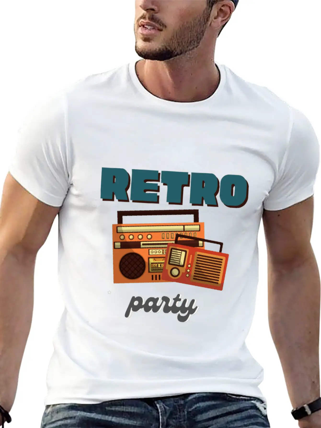 Retro Party Essential Unisex Summer Tee – Soft Cotton Casual Fit