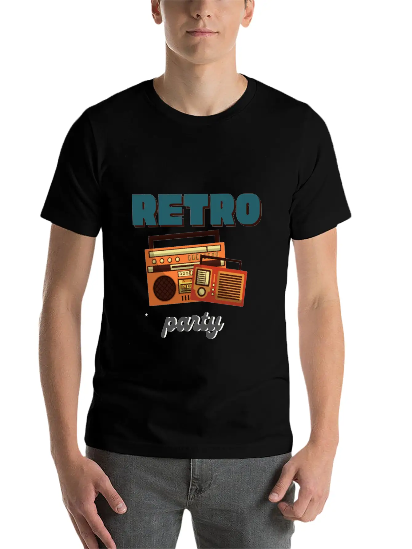 Retro Party Essential Unisex Summer Tee – Soft Cotton Casual Fit