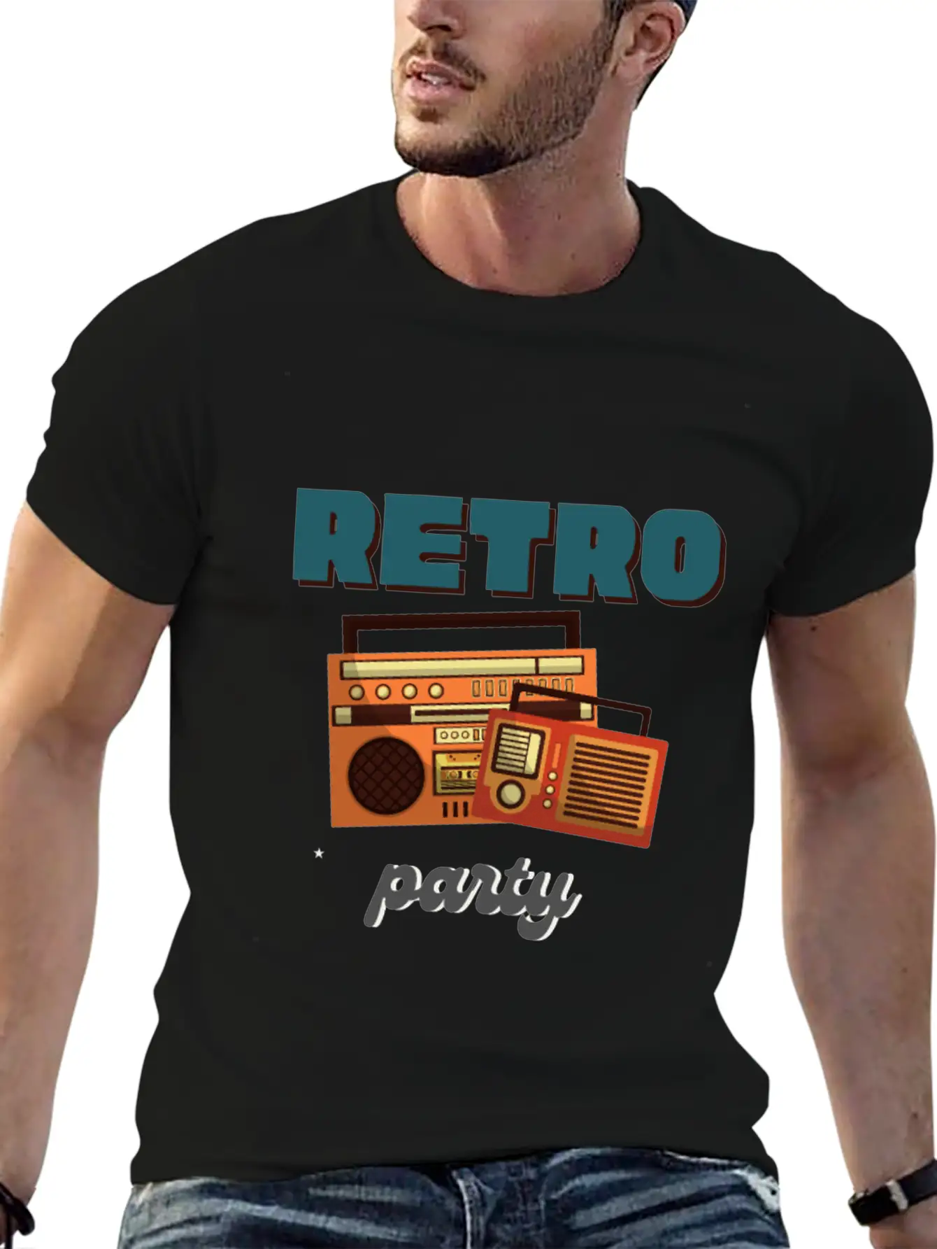 Retro Party Essential Unisex Summer Tee – Soft Cotton Casual Fit