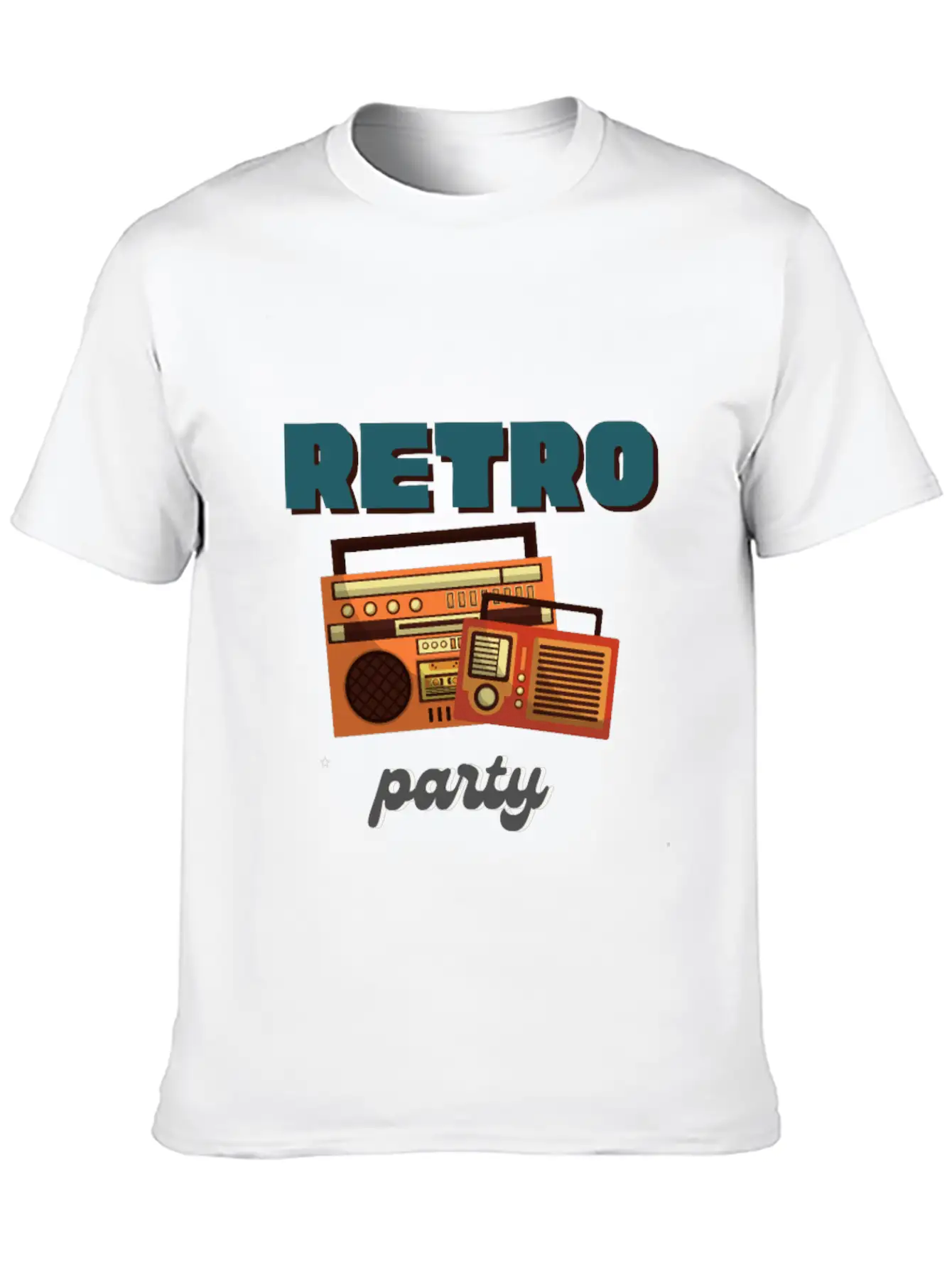 Retro Party Essential Unisex Summer Tee – Soft Cotton Casual Fit