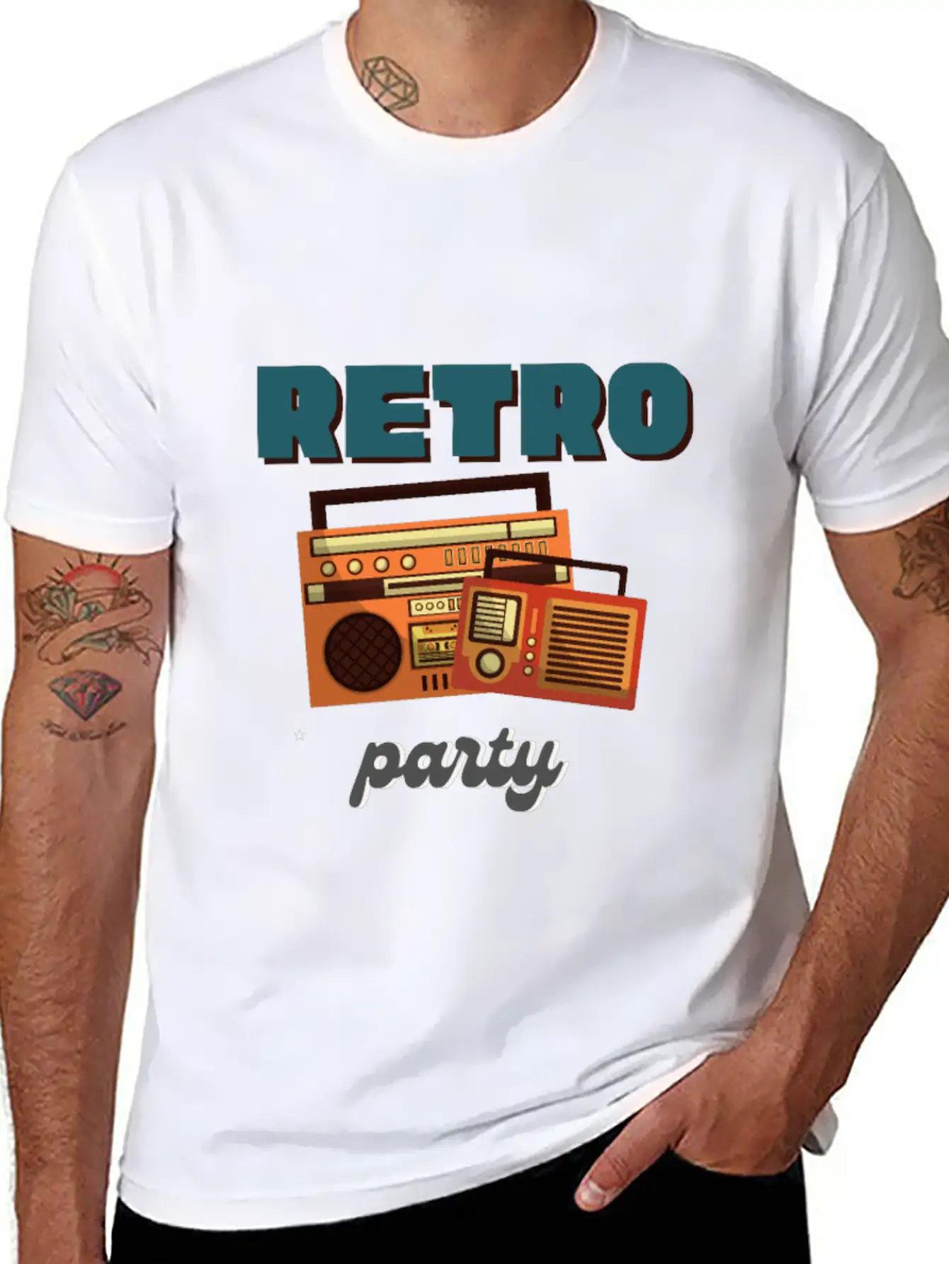 Retro Party Essential Unisex Summer Tee – Soft Cotton Casual Fit