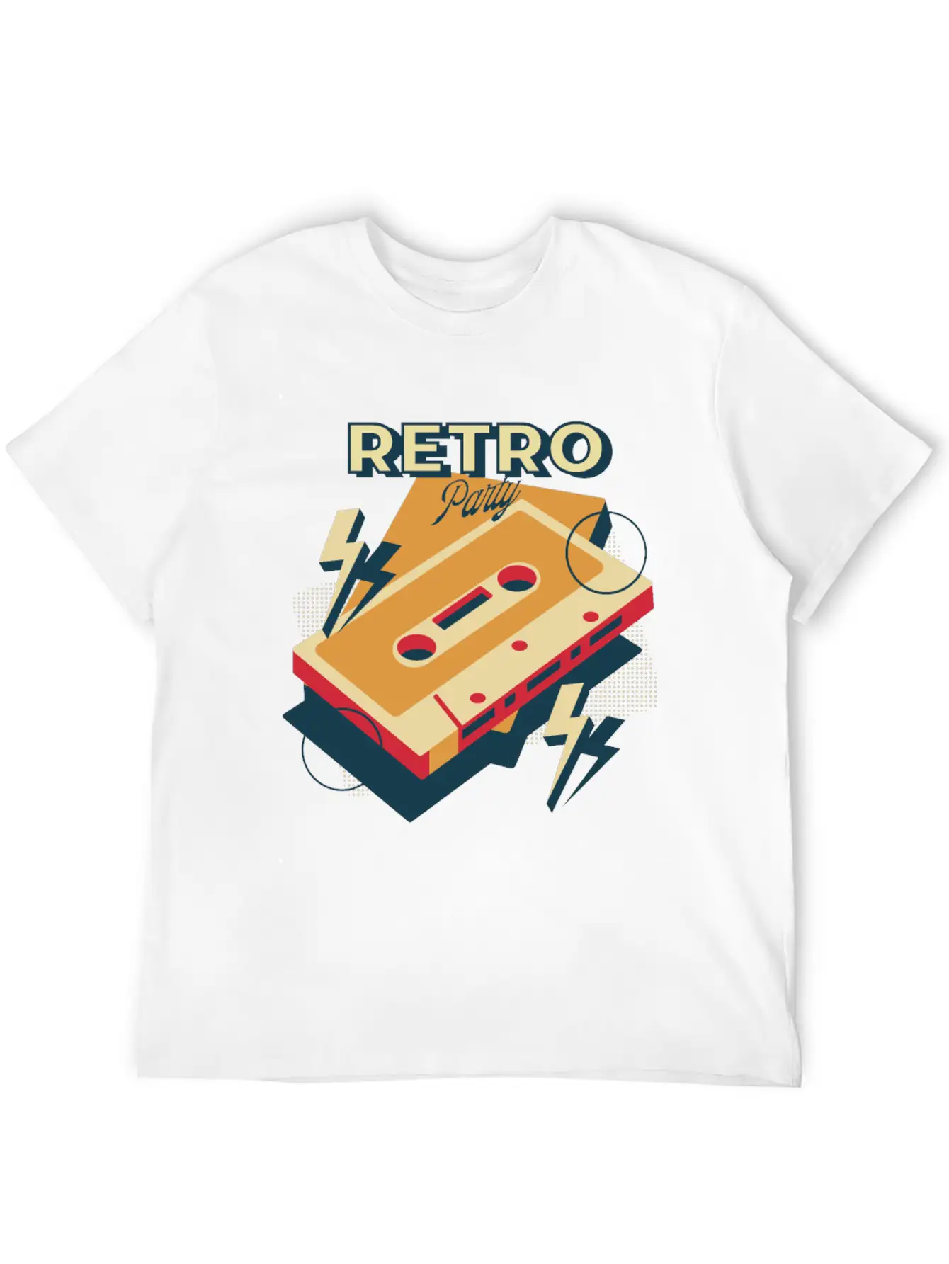 Retro Party Retro Party Disco Cool Art Graphic Col Timeless Short Sleeve Tee – Comfy And Minimalist Design