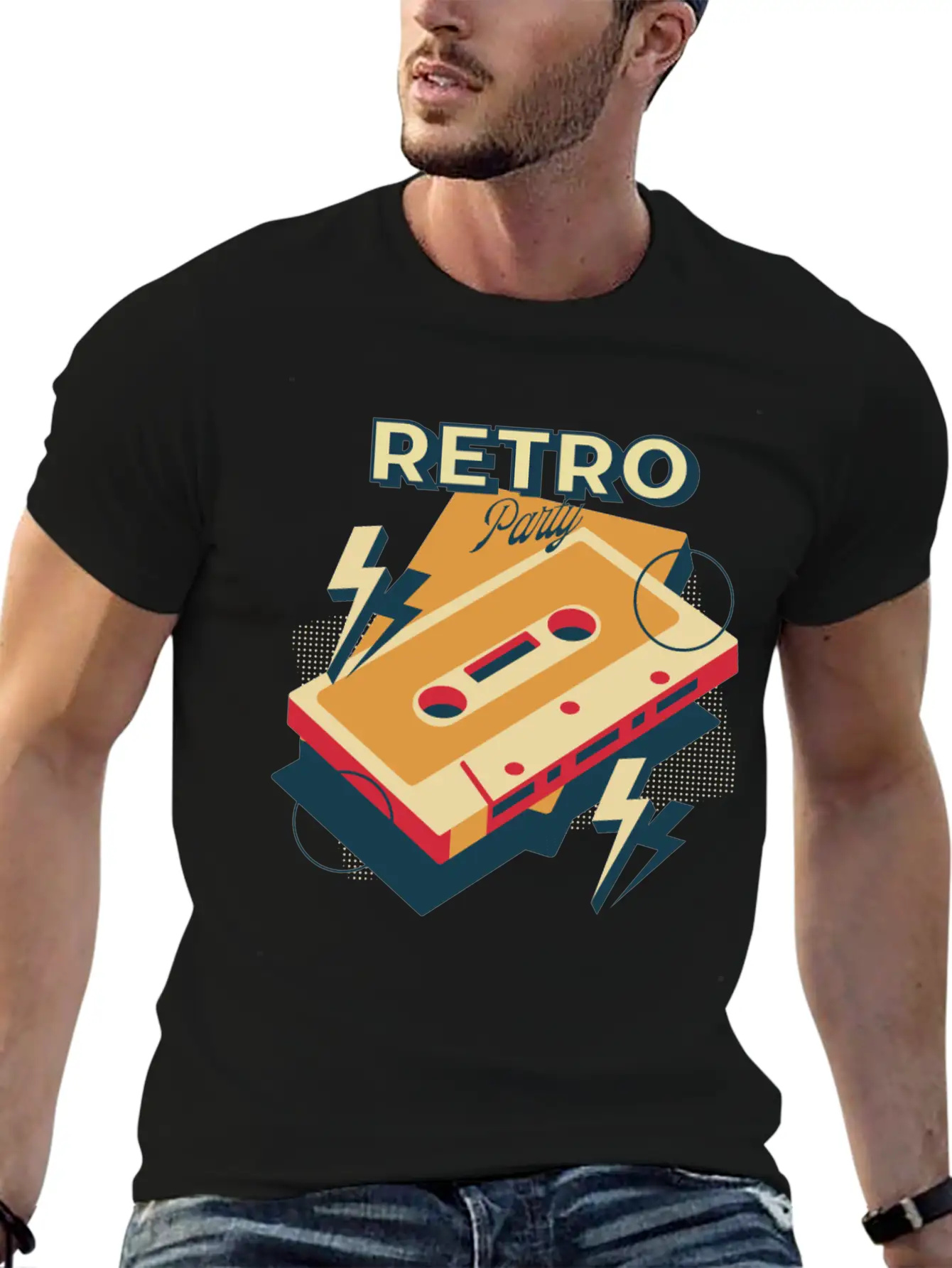 Retro Party Retro Party Disco Cool Art Graphic Col Timeless Short Sleeve Tee – Comfy And Minimalist Design