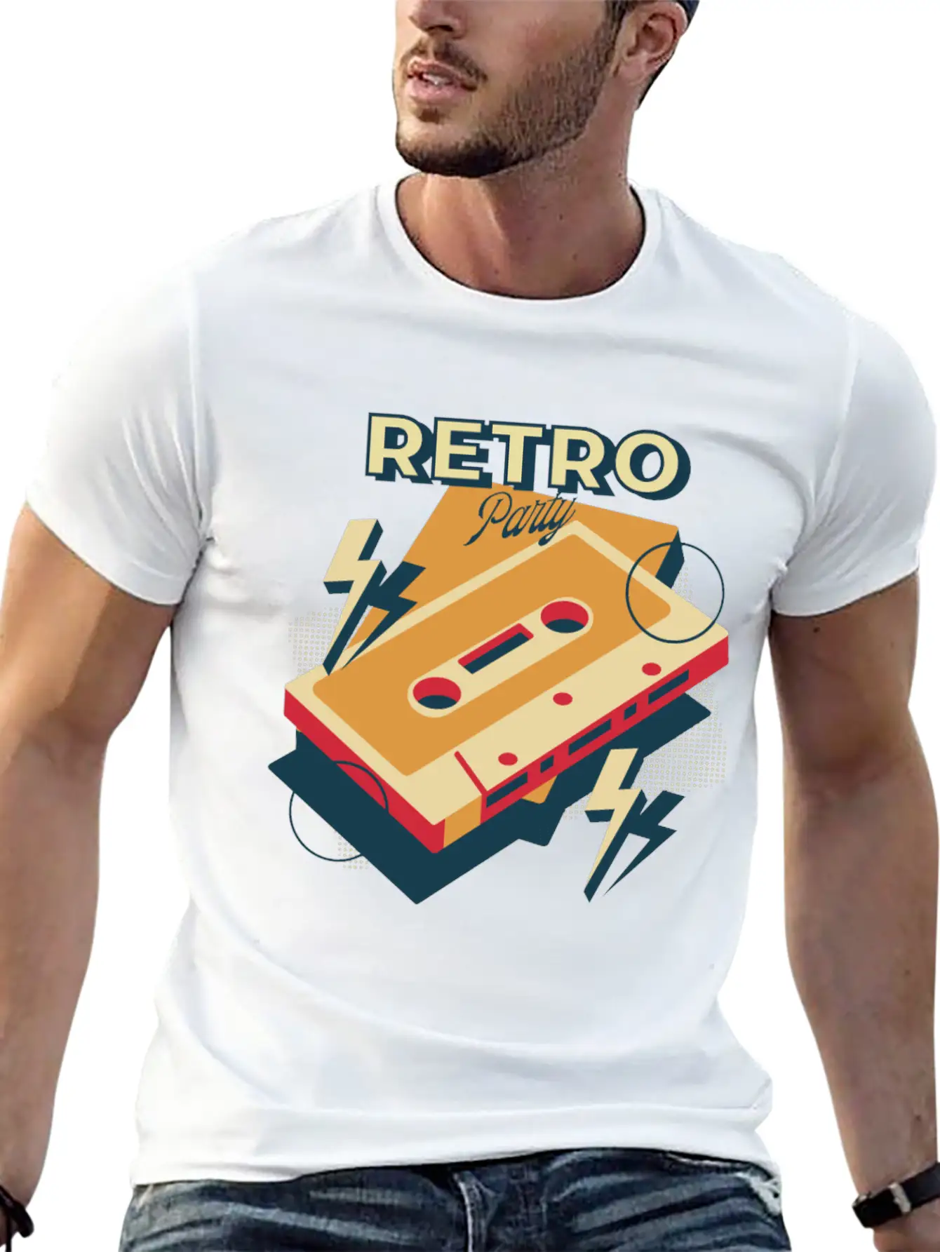 Retro Party Retro Party Disco Cool Art Graphic Col Timeless Short Sleeve Tee – Comfy And Minimalist Design