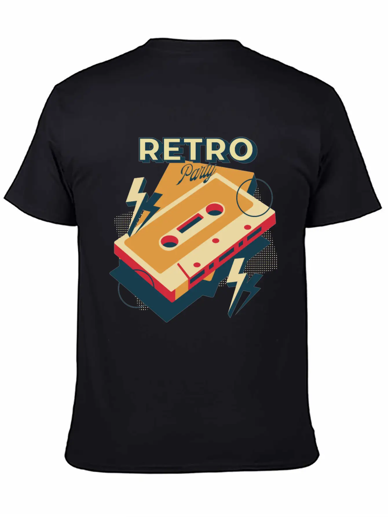 Retro Party Retro Party Disco Cool Art Graphic Col Timeless Short Sleeve Tee – Comfy And Minimalist Design