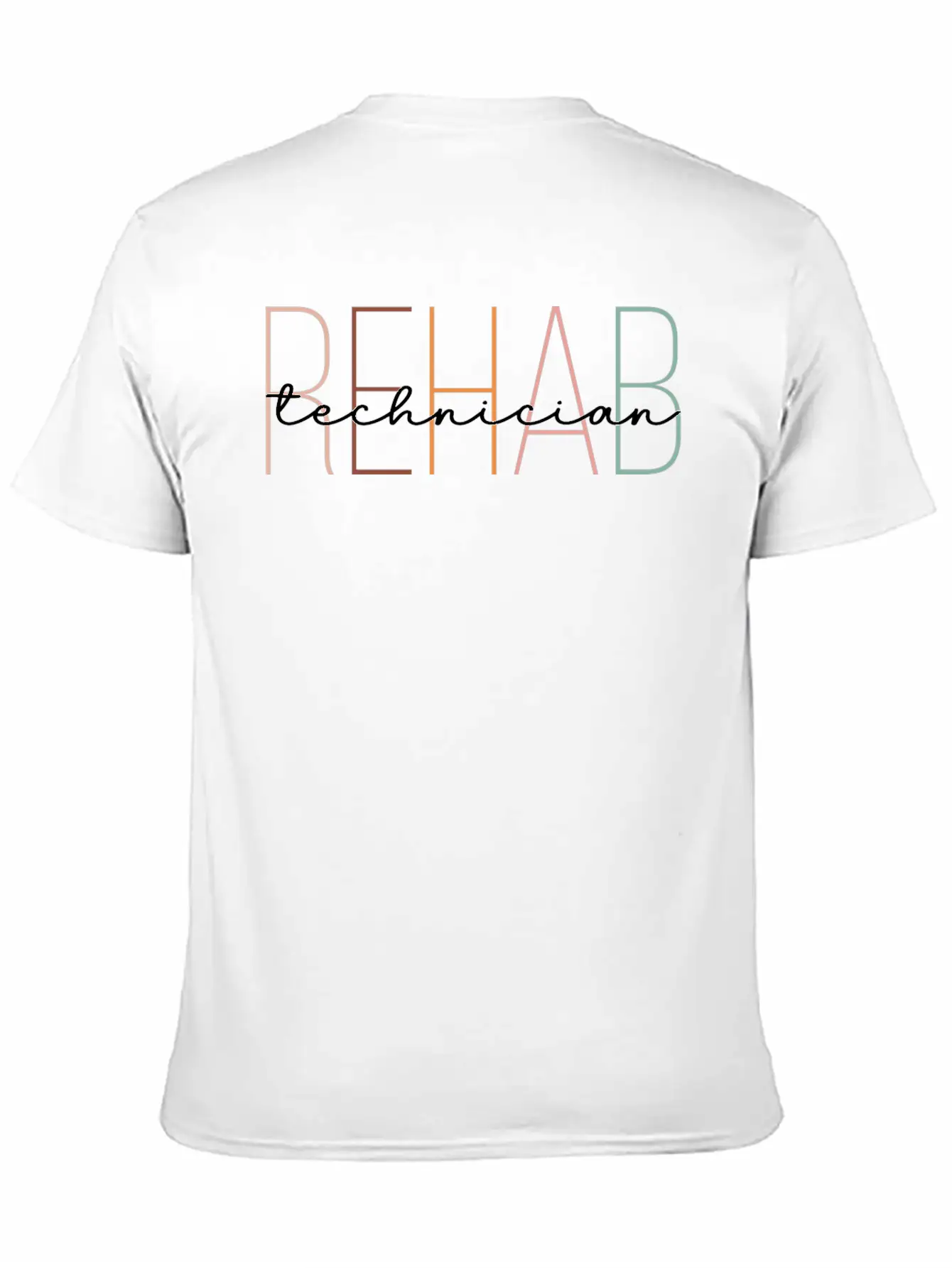 Retro Rehab Technician Comfortable Minimalist Graphic Tee – Summer Style Essential