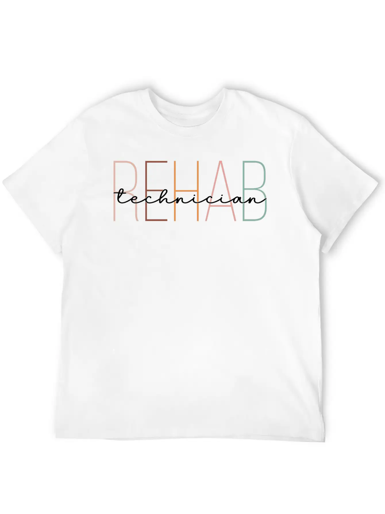 Retro Rehab Technician Comfortable Minimalist Graphic Tee – Summer Style Essential