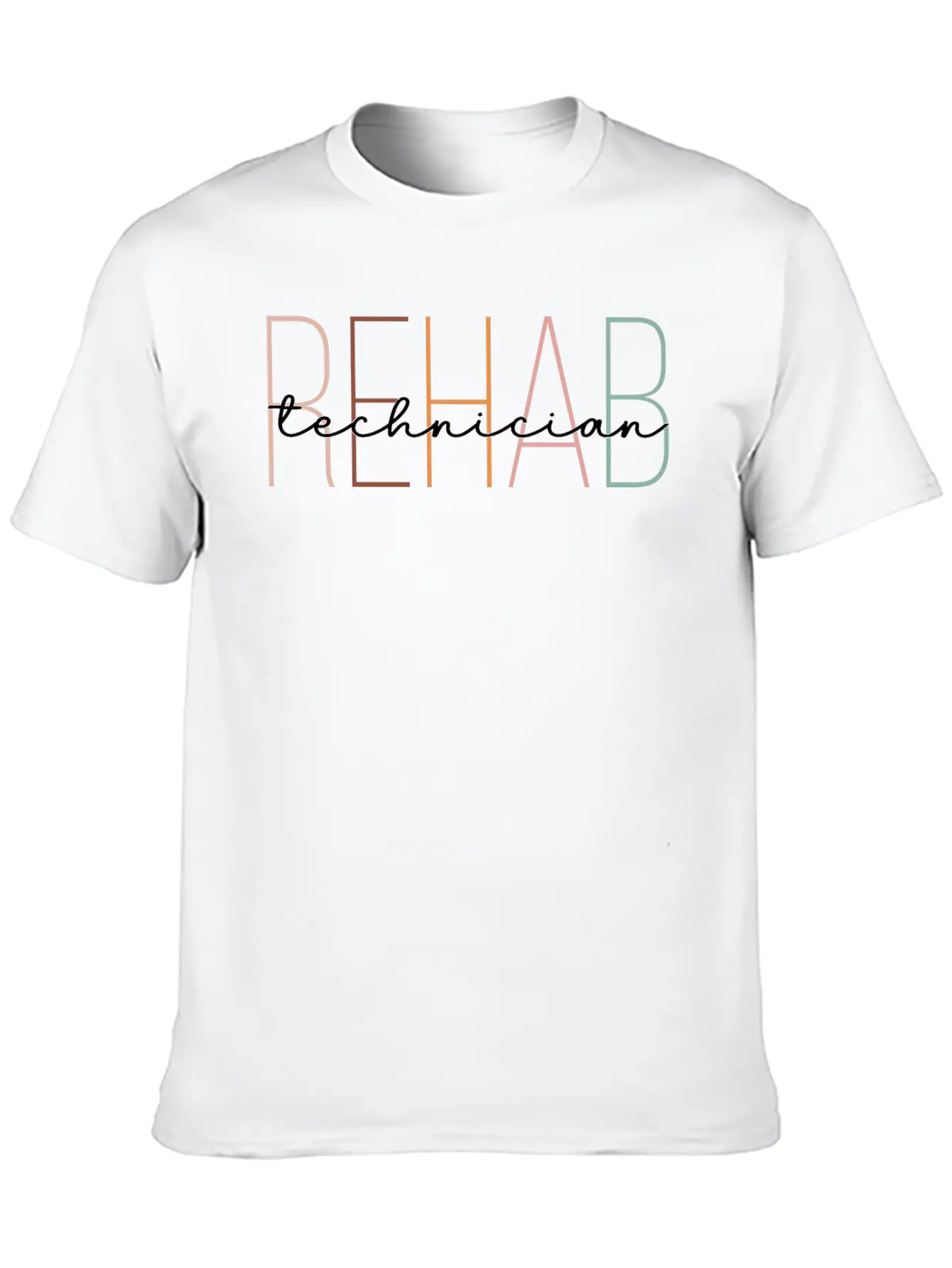 Retro Rehab Technician Comfortable Minimalist Graphic Tee – Summer Style Essential