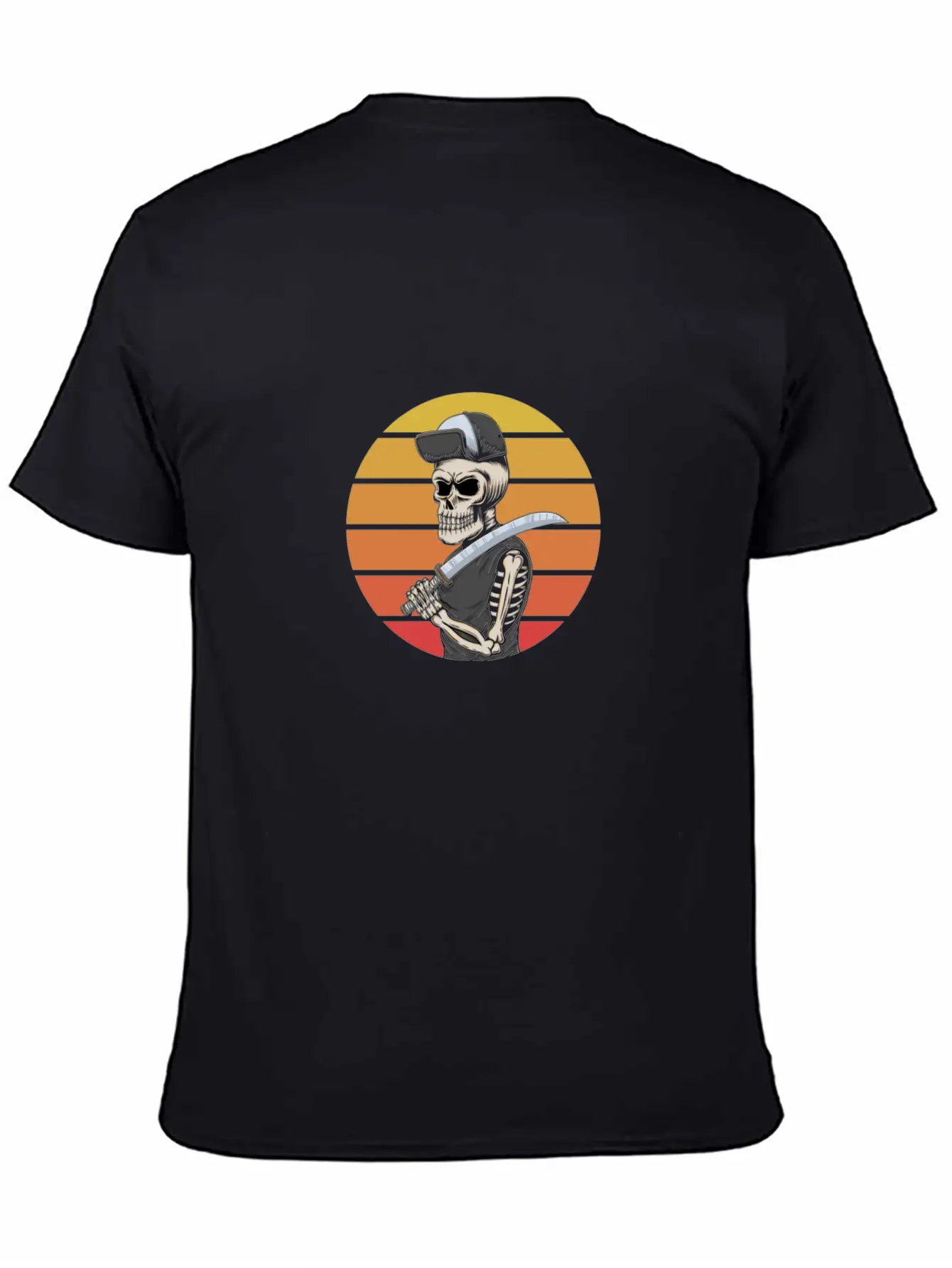 Retro Skull Essential Unisex Summer Tee – Soft Cotton Casual Fit