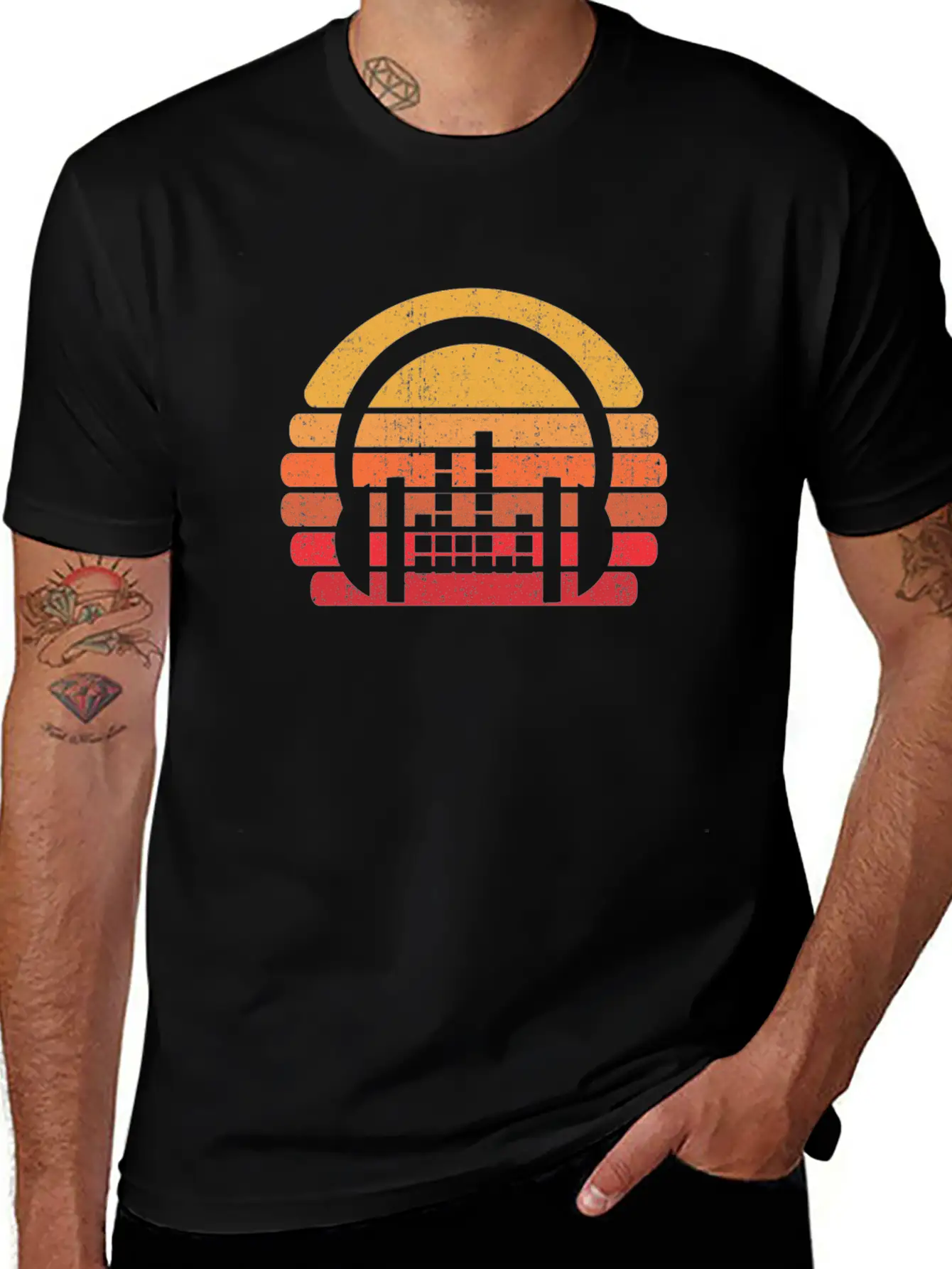 Retro Sound Audio Engineer Vintage Music Producer Stylish Everyday T-Shirt – Unisex Basic Cotton Tee