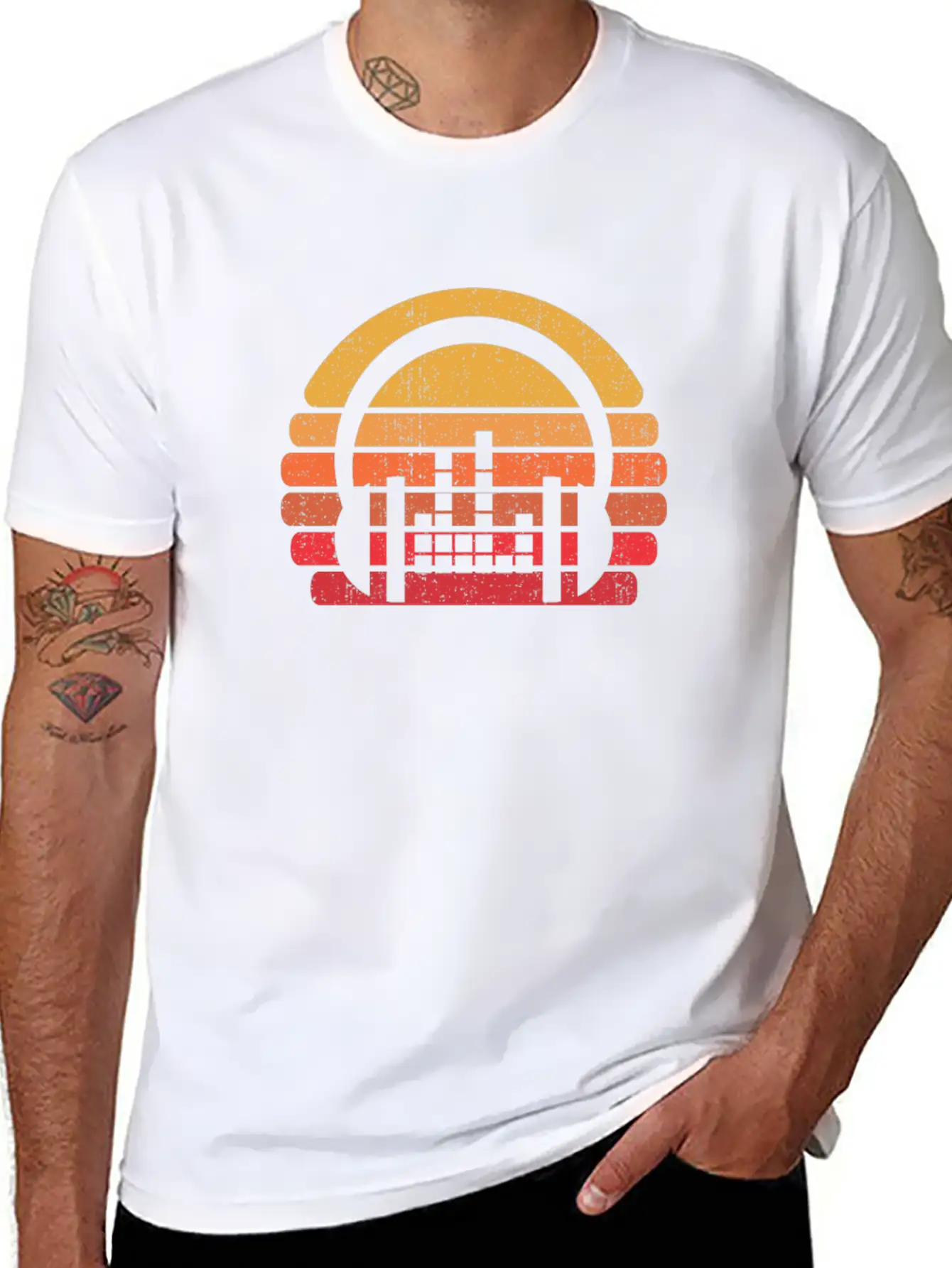 Retro Sound Audio Engineer Vintage Music Producer Stylish Everyday T-Shirt – Unisex Basic Cotton Tee