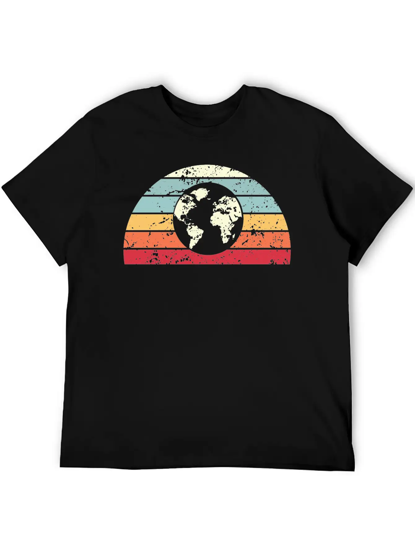 Retro Traveling Sunset Vintage Travels Sunrise Stylish Everyday T-Shirt – Unisex Basic Cotton Tee