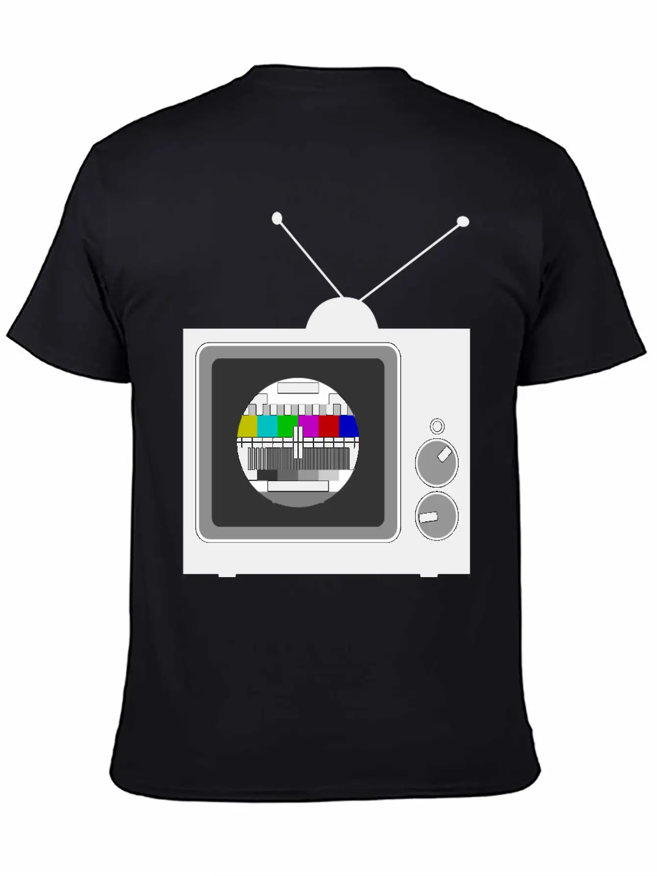 Retro TV Telly Stylish Everyday T-Shirt – Unisex Basic Cotton Tee