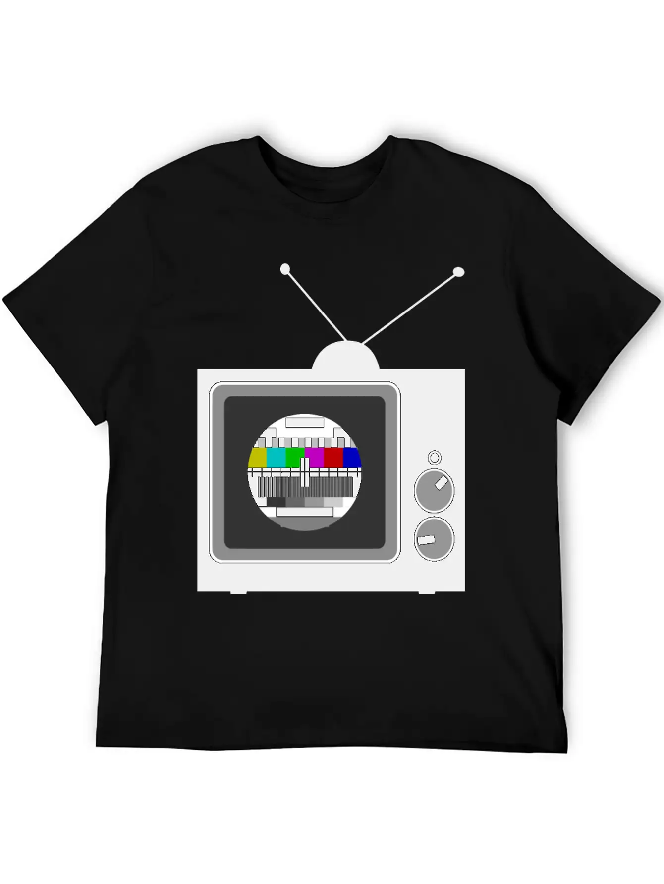 Retro TV Telly Stylish Everyday T-Shirt – Unisex Basic Cotton Tee