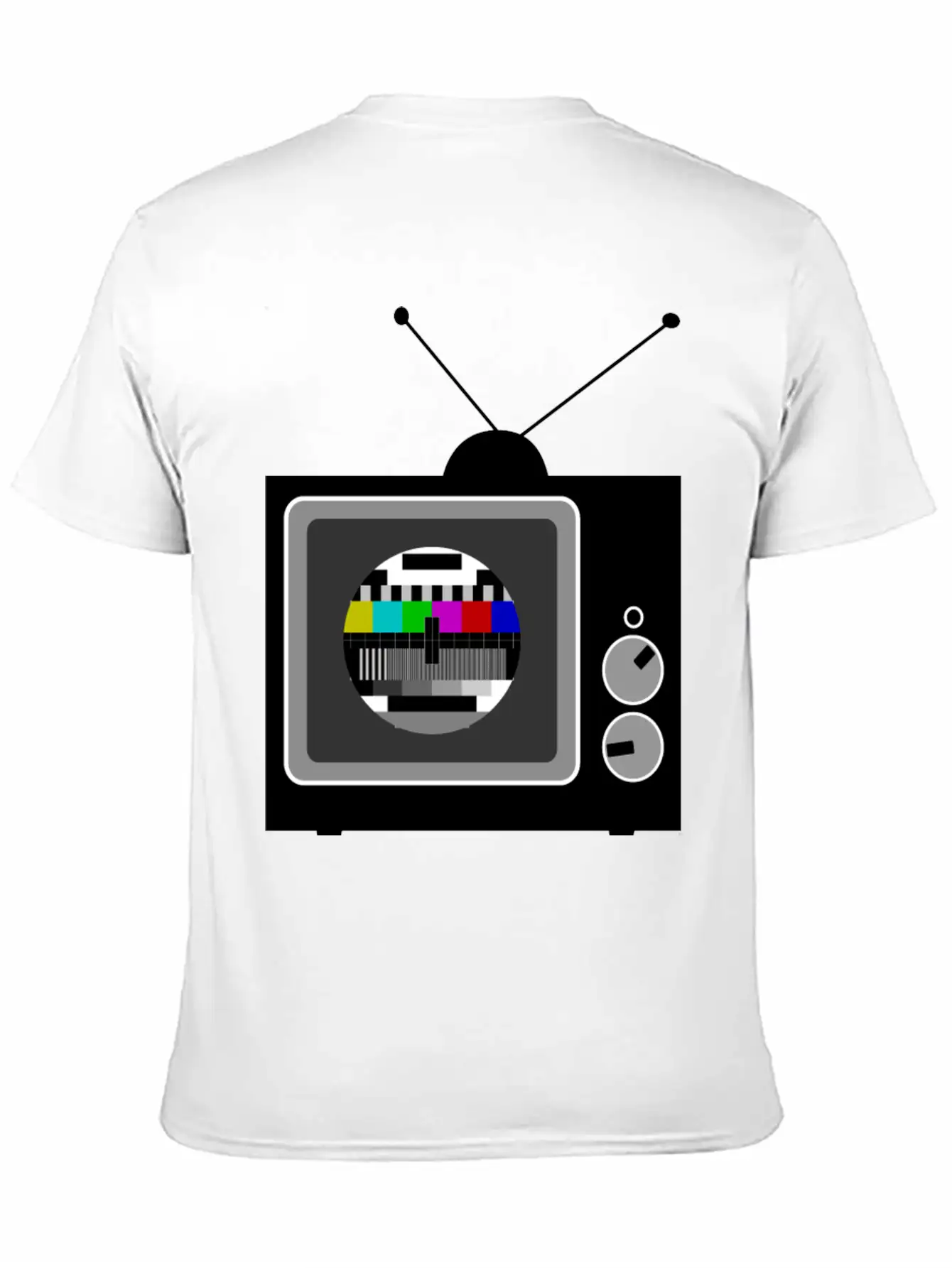 Retro TV Telly Stylish Everyday T-Shirt – Unisex Basic Cotton Tee